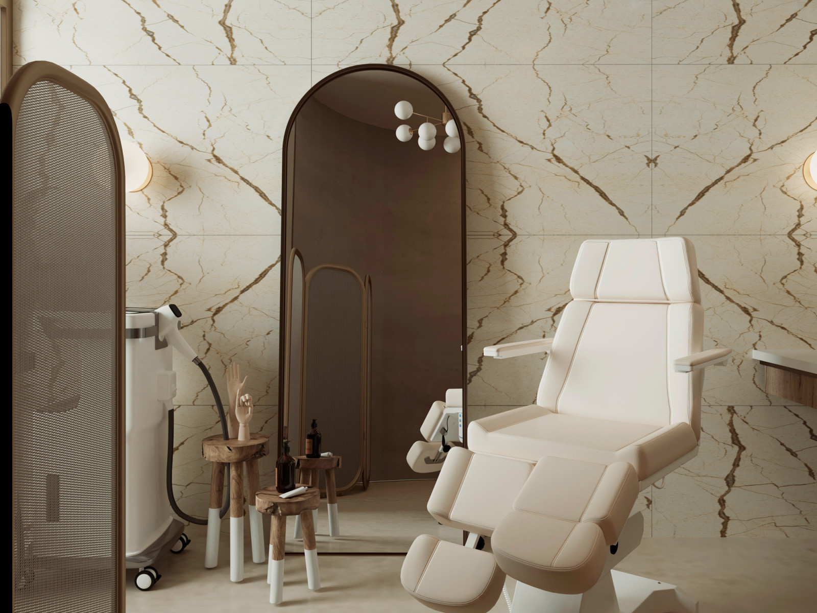 Визуализация салона красоты.