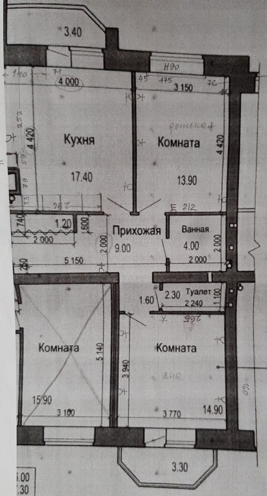 План от застройщика
