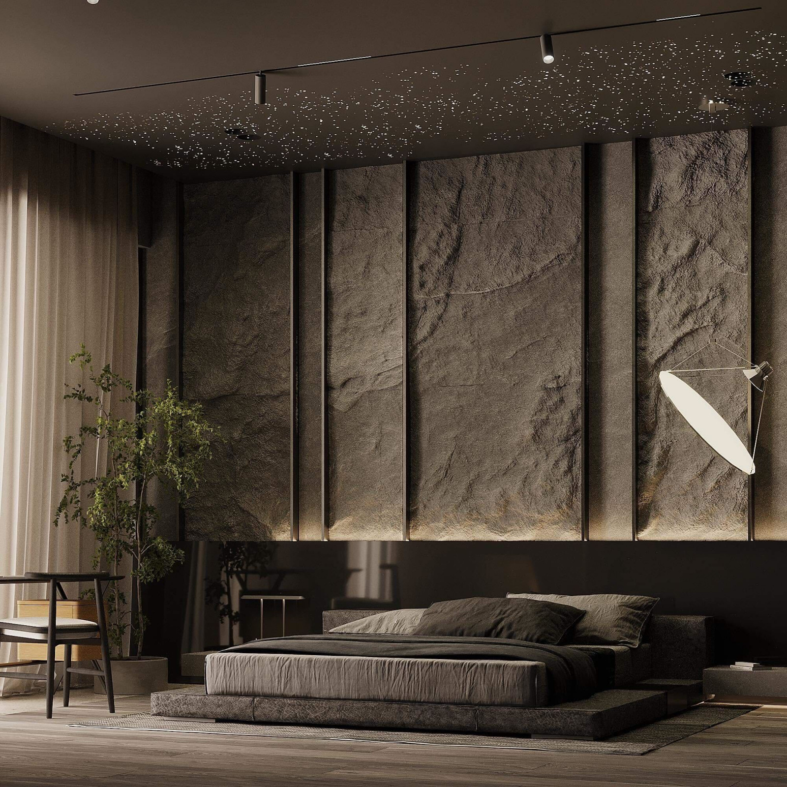 Dark Bedroom