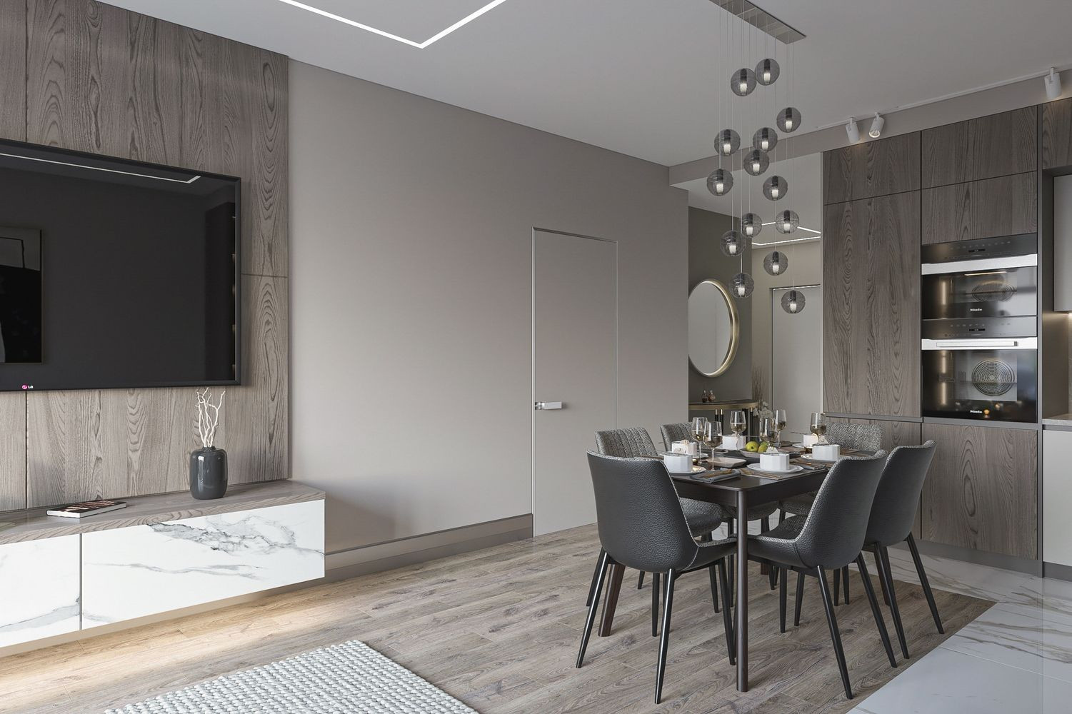 ДИЗАЙН ИНТЕРЬЕРА КВАРТИРЫ В ЖК SKY HOUSE 66 КВ.М