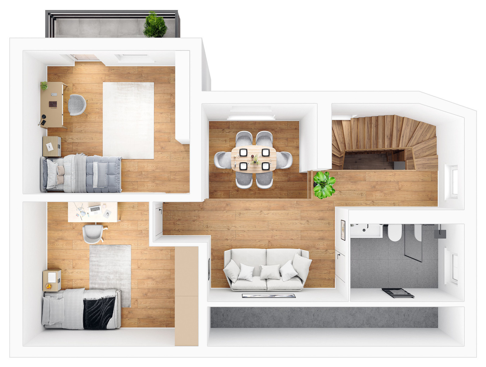 3D-Grundriss