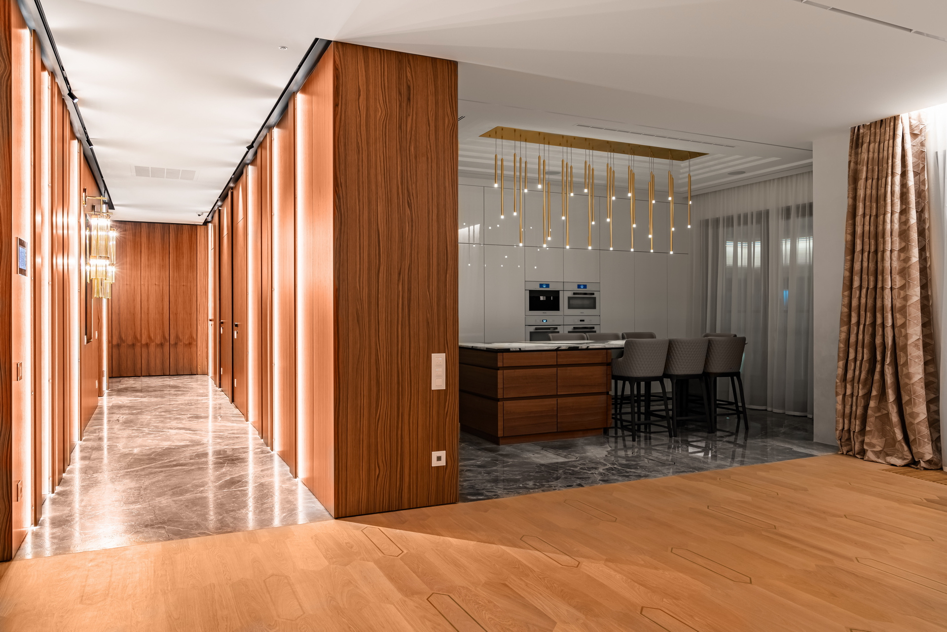 Кухня в глянце