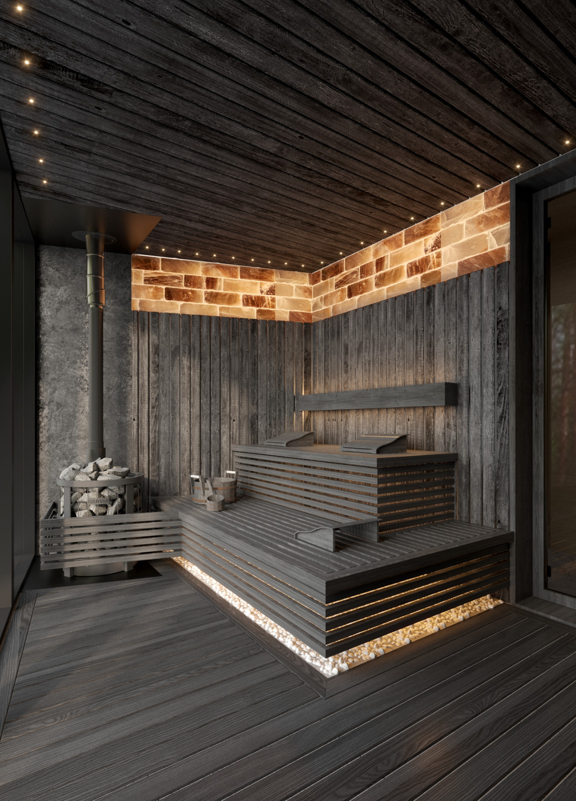 Интерьер загородного SPA