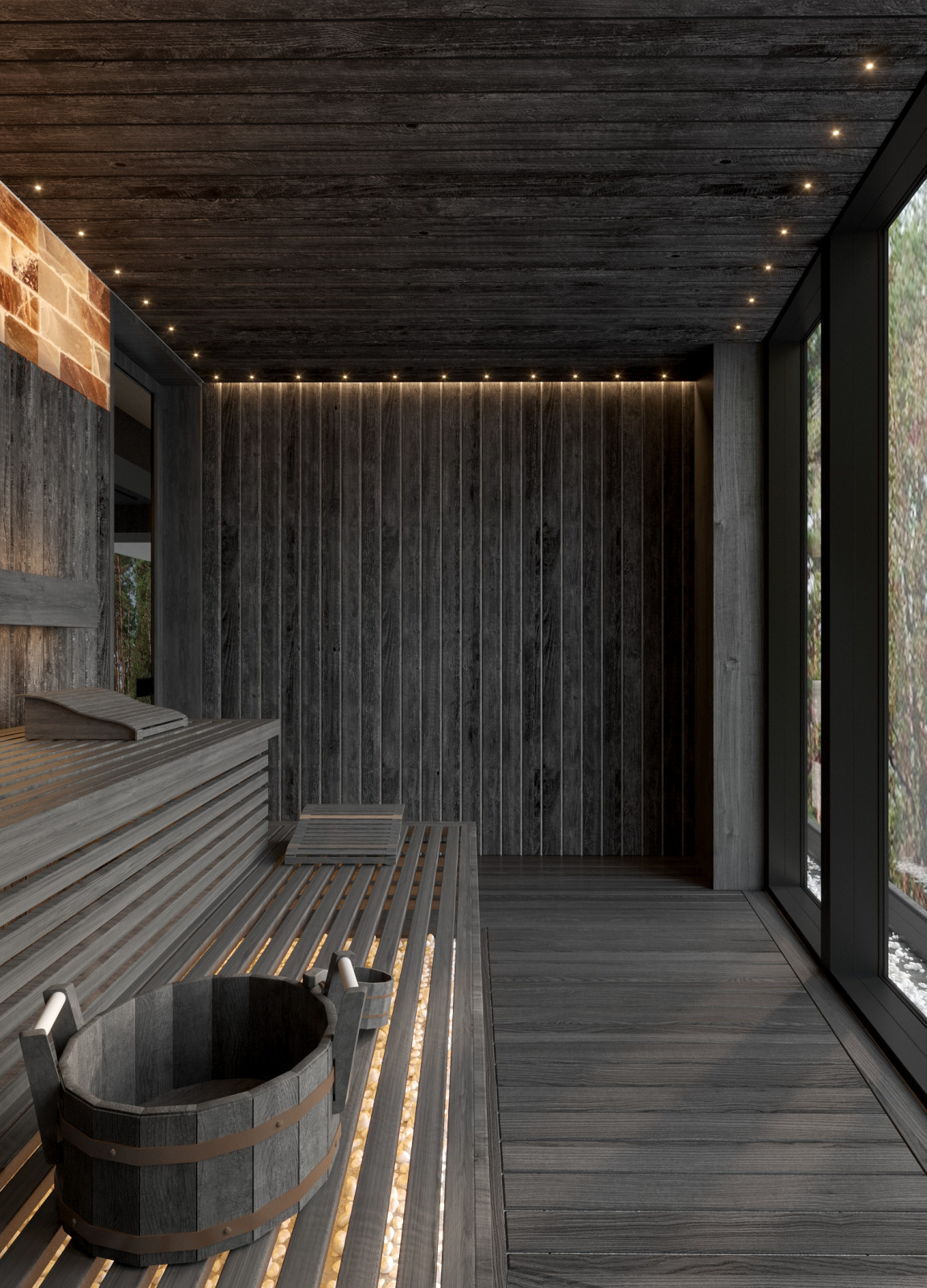 Интерьер загородного SPA