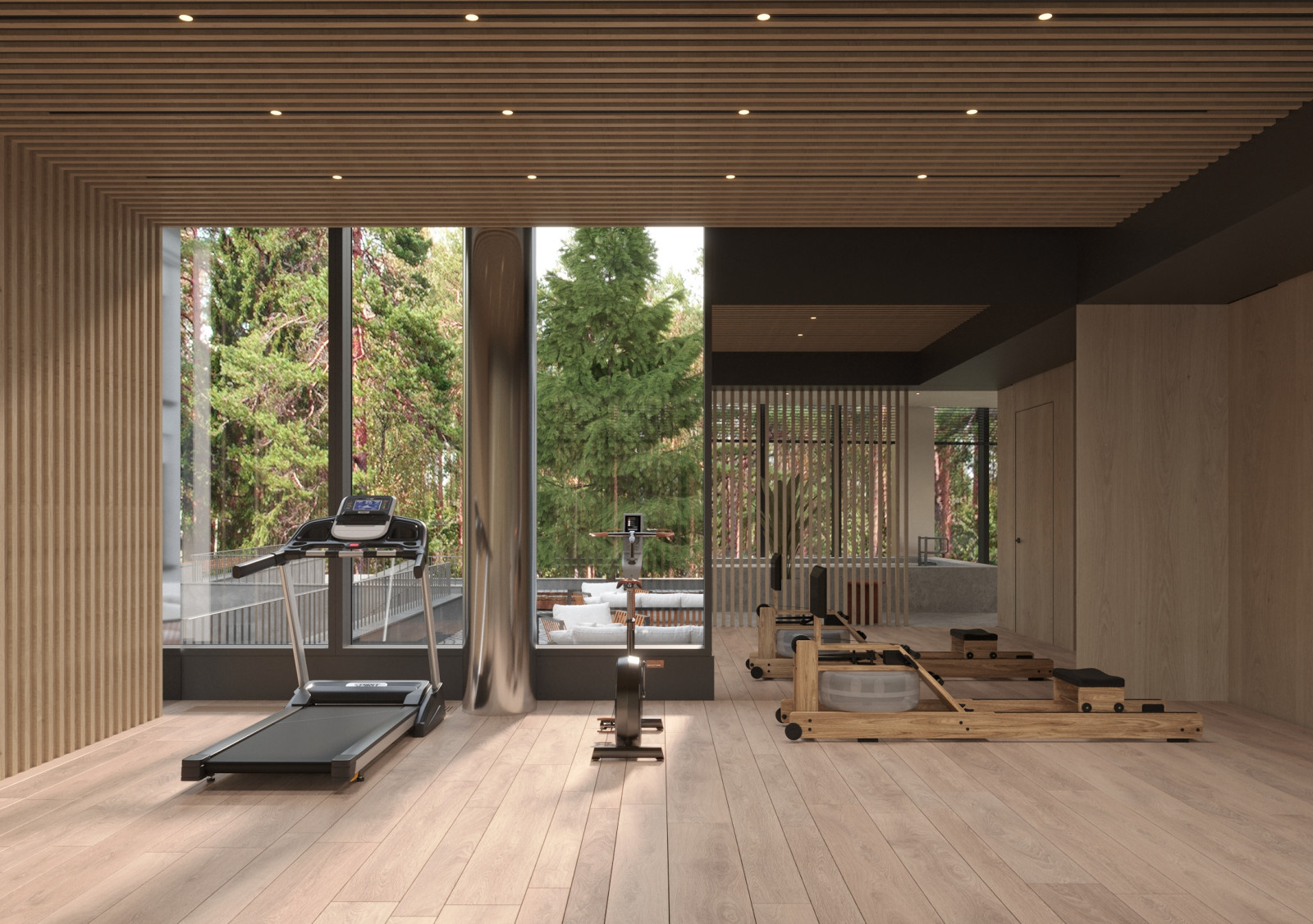 Интерьер загородного SPA