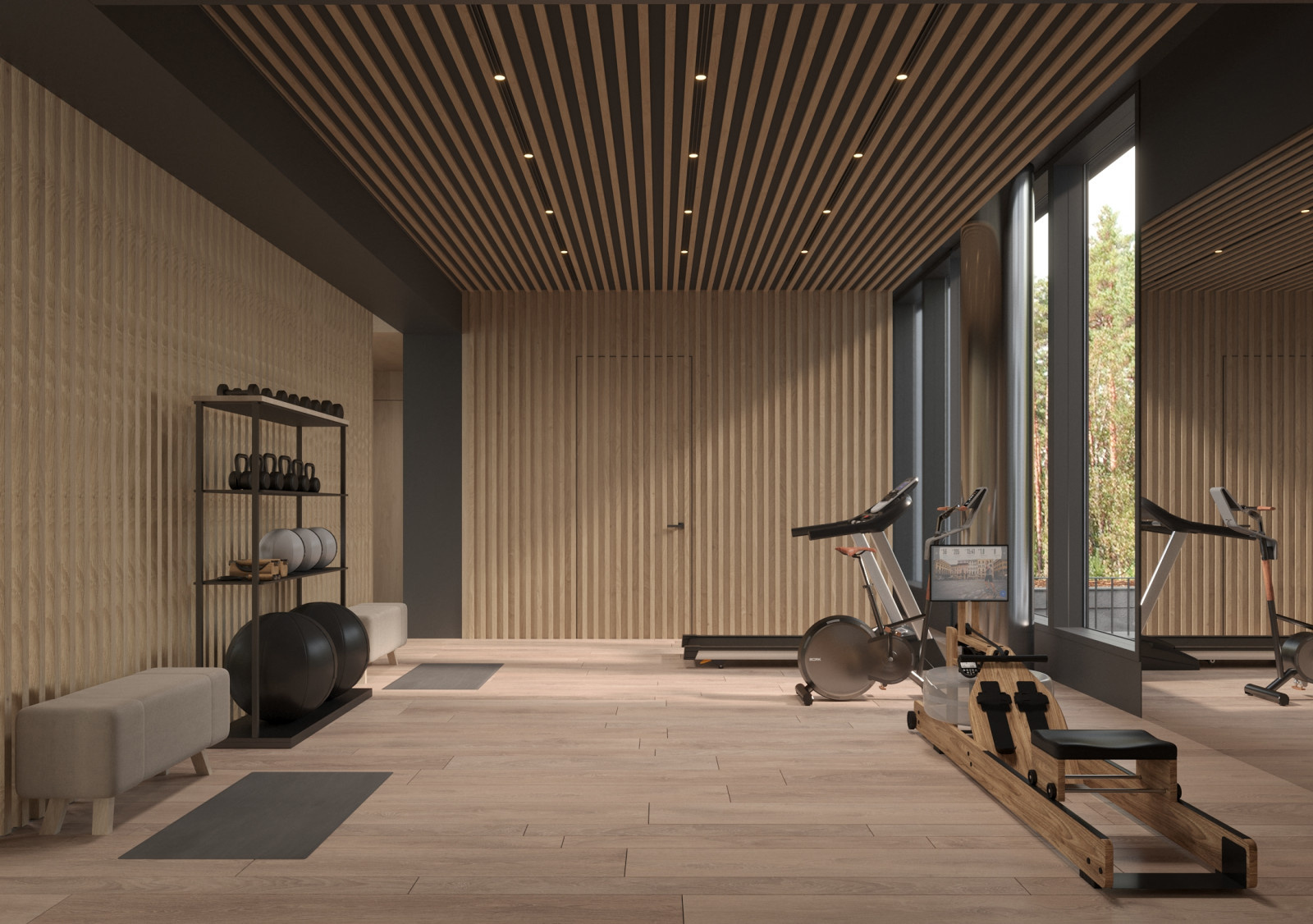 Интерьер загородного SPA