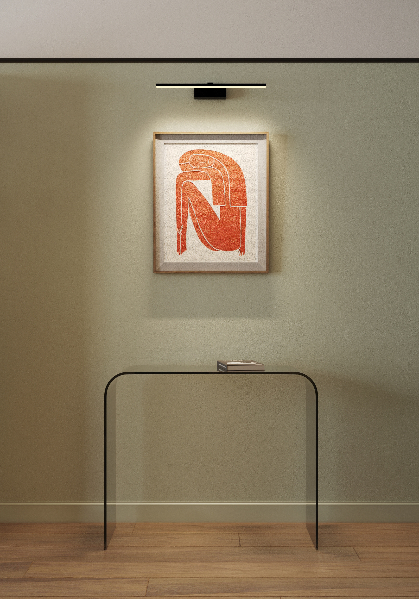 Эклектичный интерьер в ЖК "RiverSky"