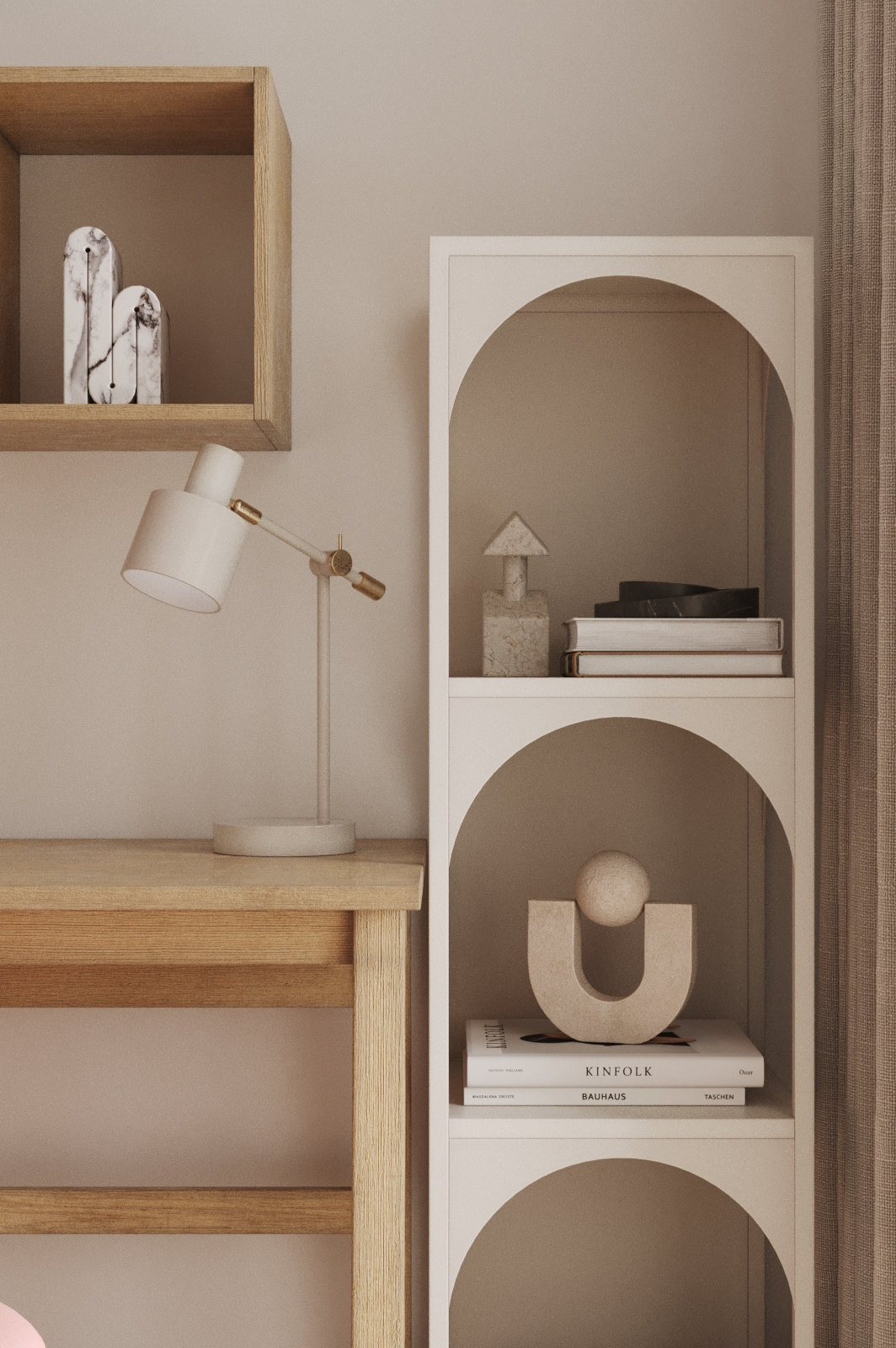 Эклектичный интерьер в ЖК "RiverSky"