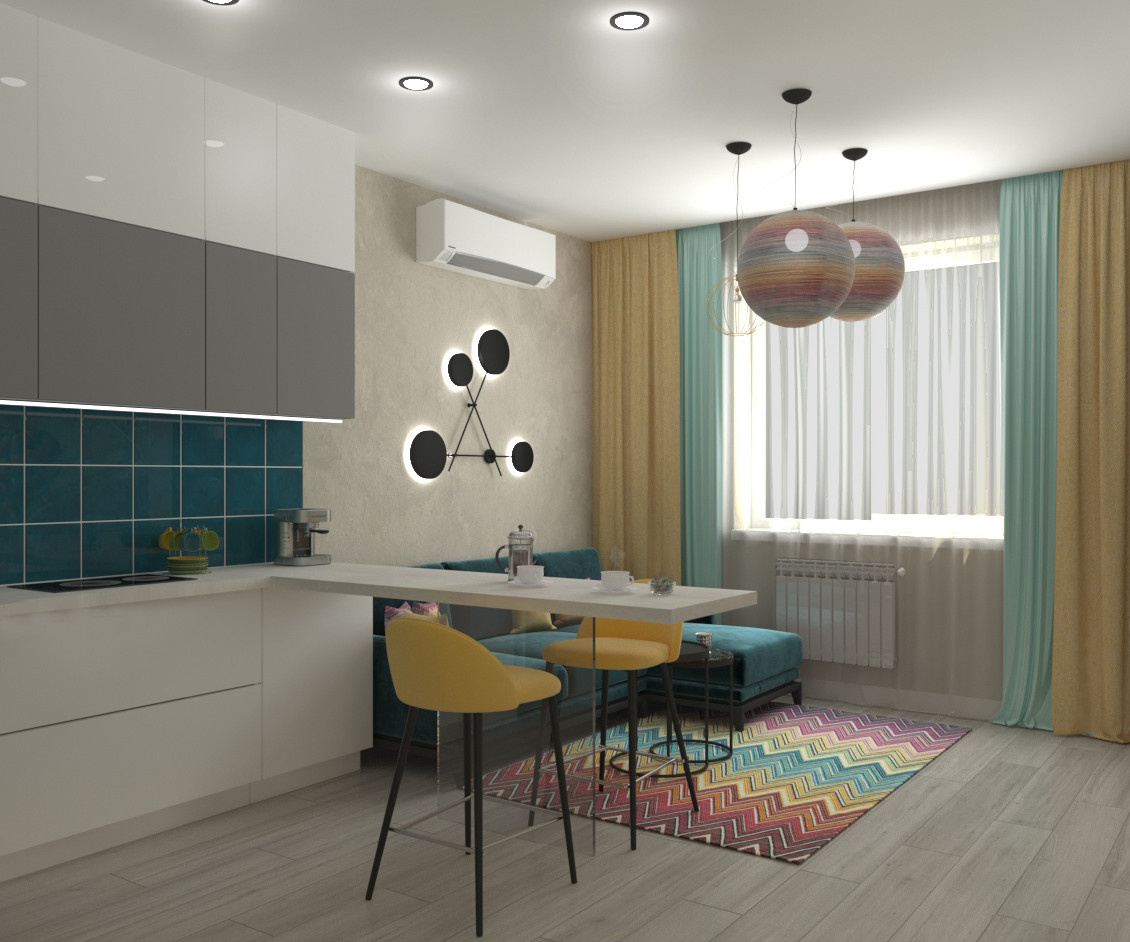 Квартира в стиле "Missoni"