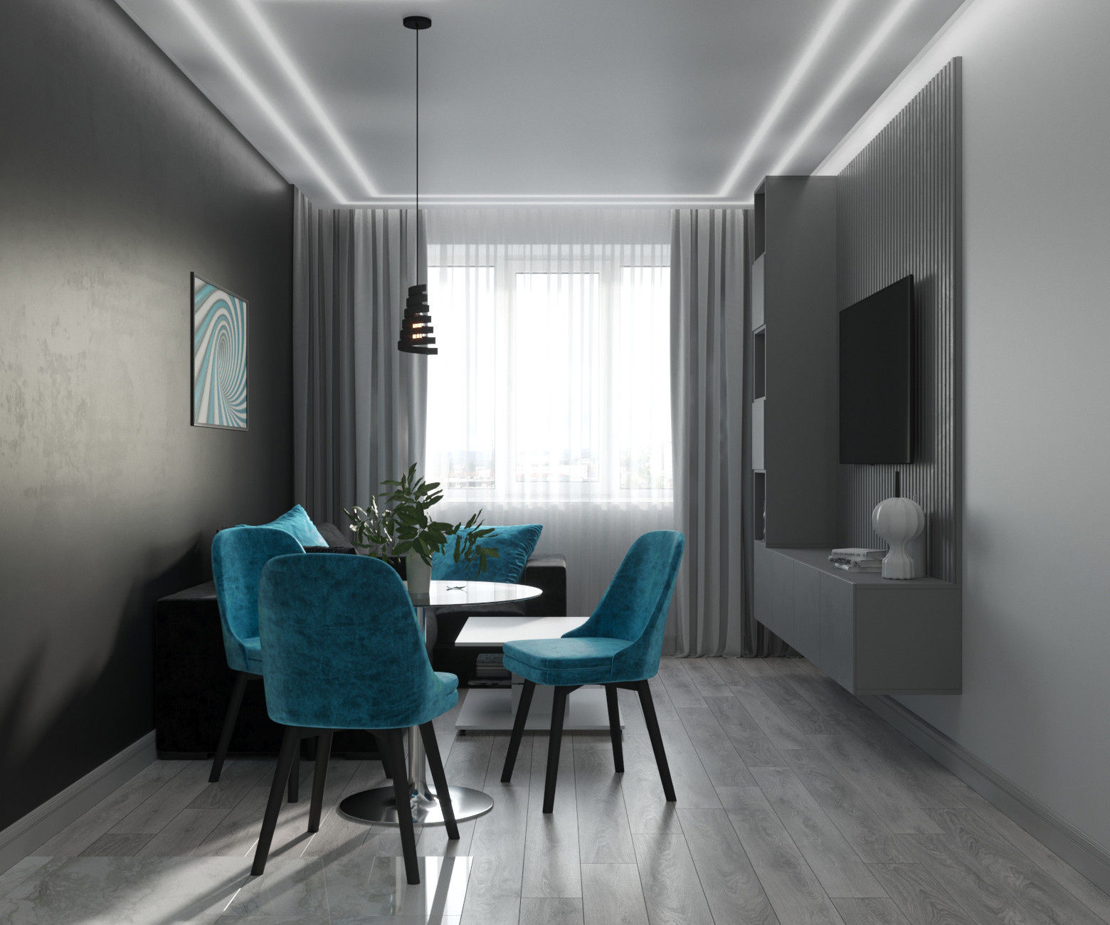 ЖК Солнечная Долина, 1 комната, 40 м²