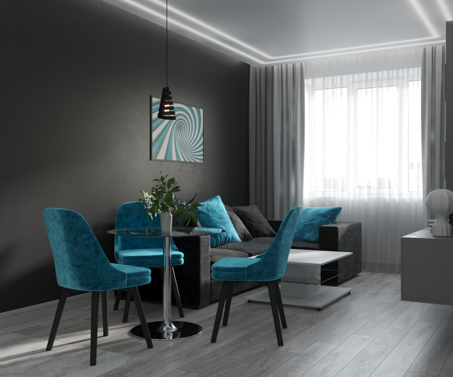 ЖК Солнечная Долина, 1 комната, 40 м²