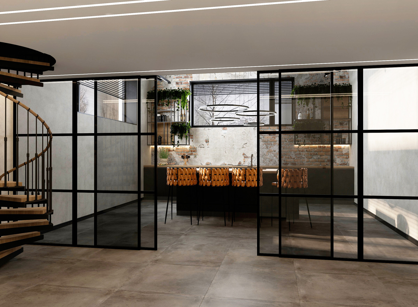 Офисное пространство в стиле LOFT