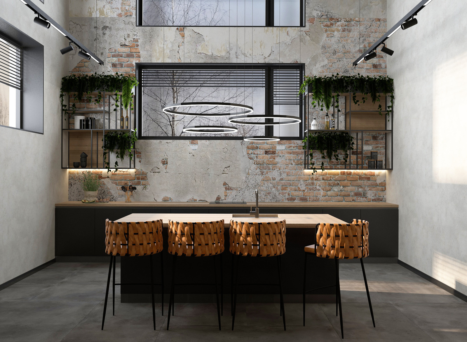 Офисное пространство в стиле LOFT