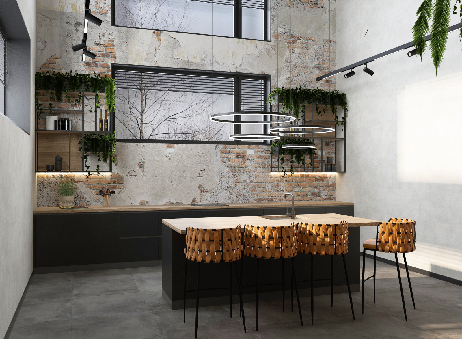 Офисное пространство в стиле LOFT