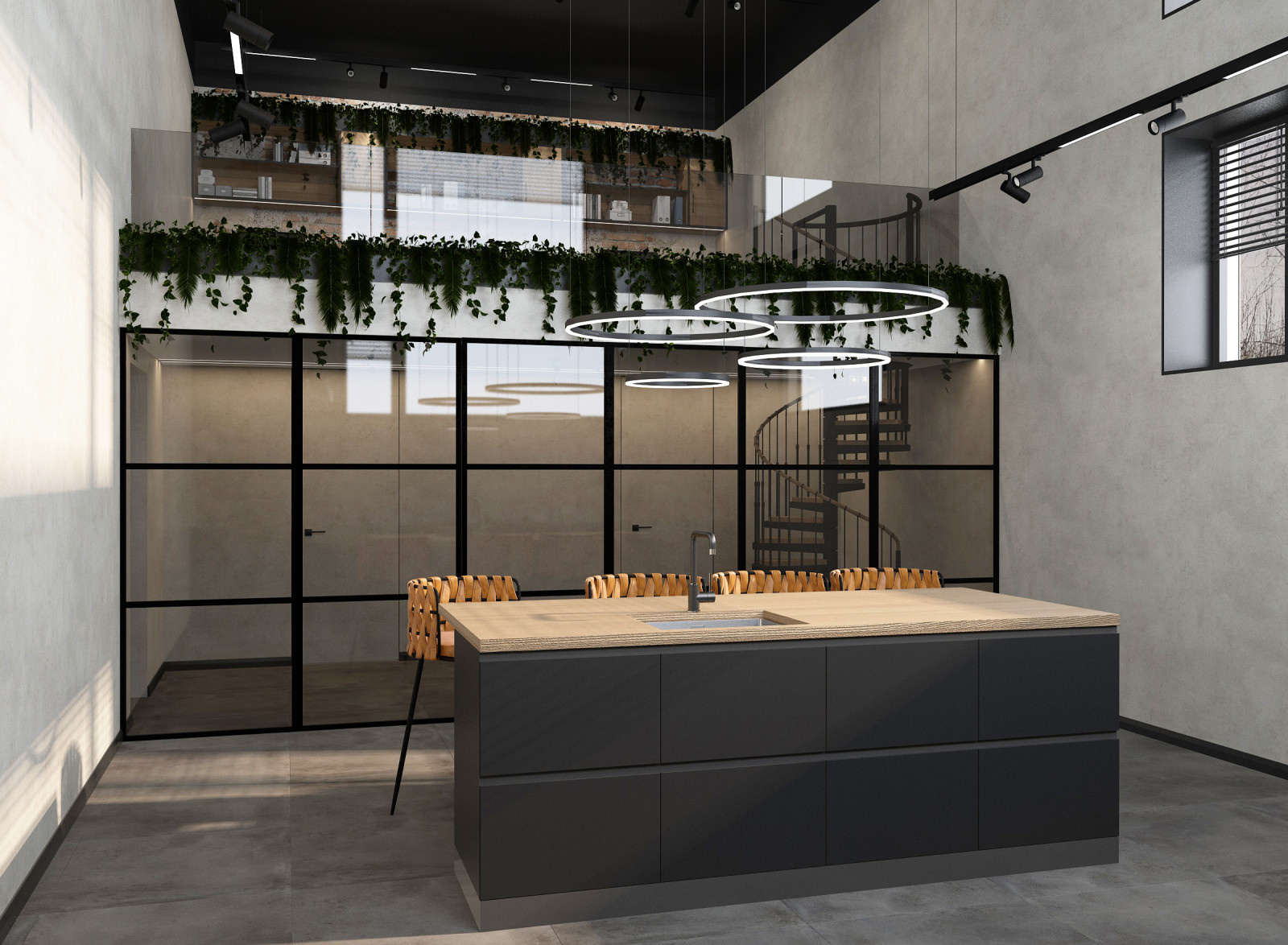 Офисное пространство в стиле LOFT