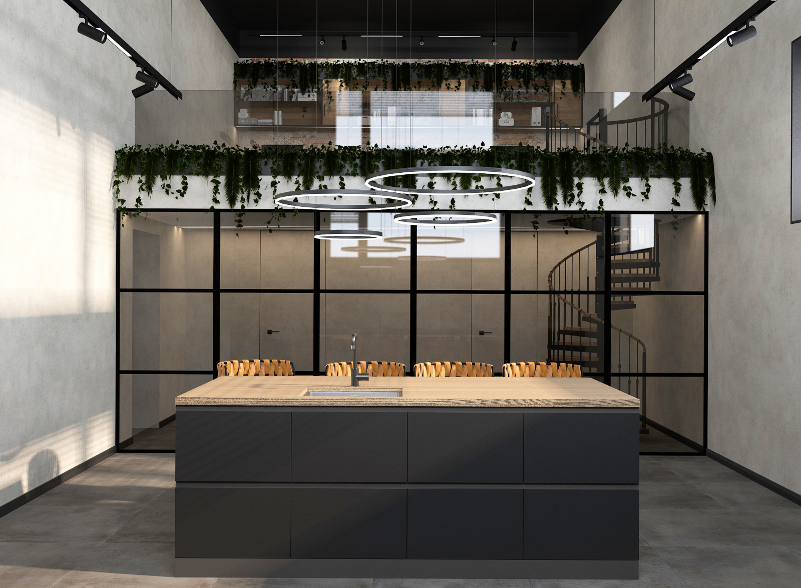 Офисное пространство в стиле LOFT