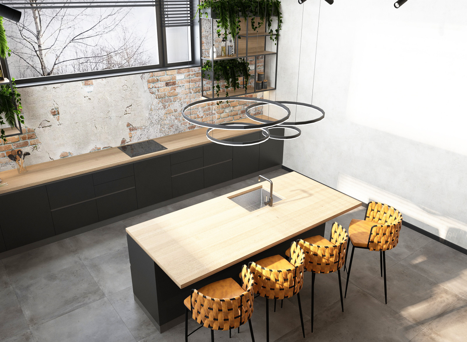 Офисное пространство в стиле LOFT