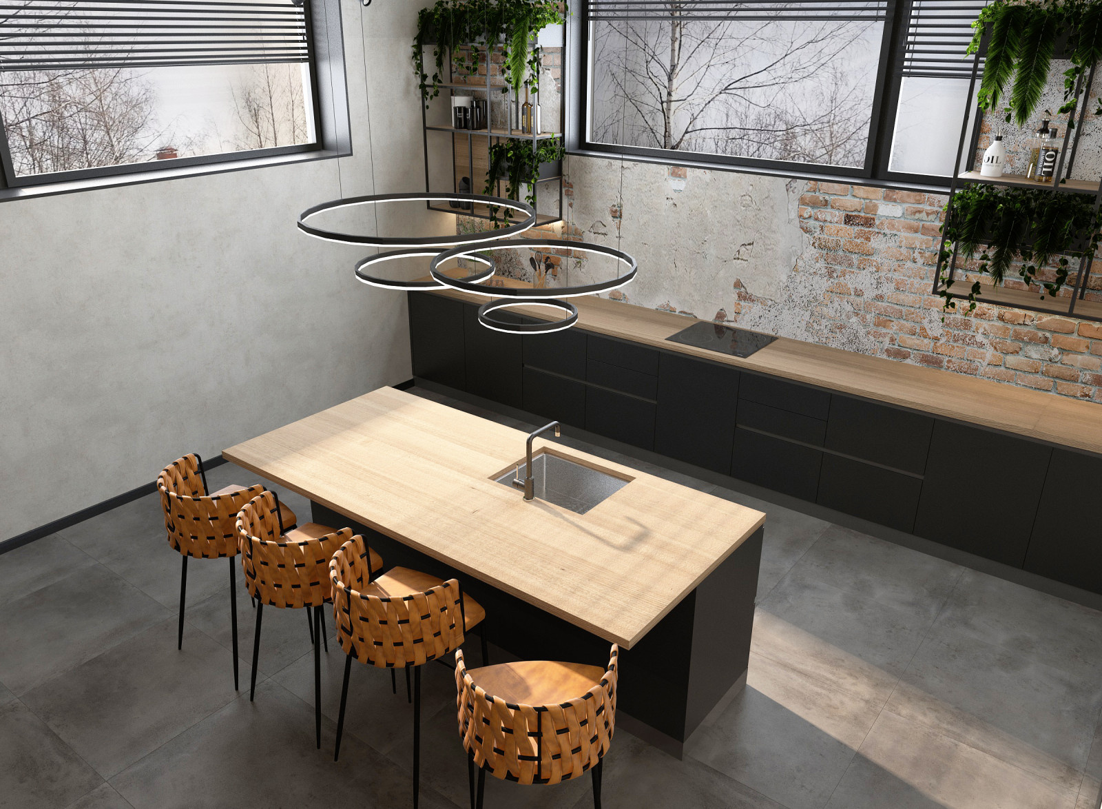 Офисное пространство в стиле LOFT