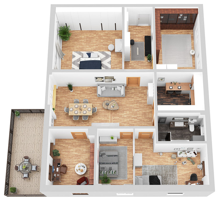 3D-Grundriss