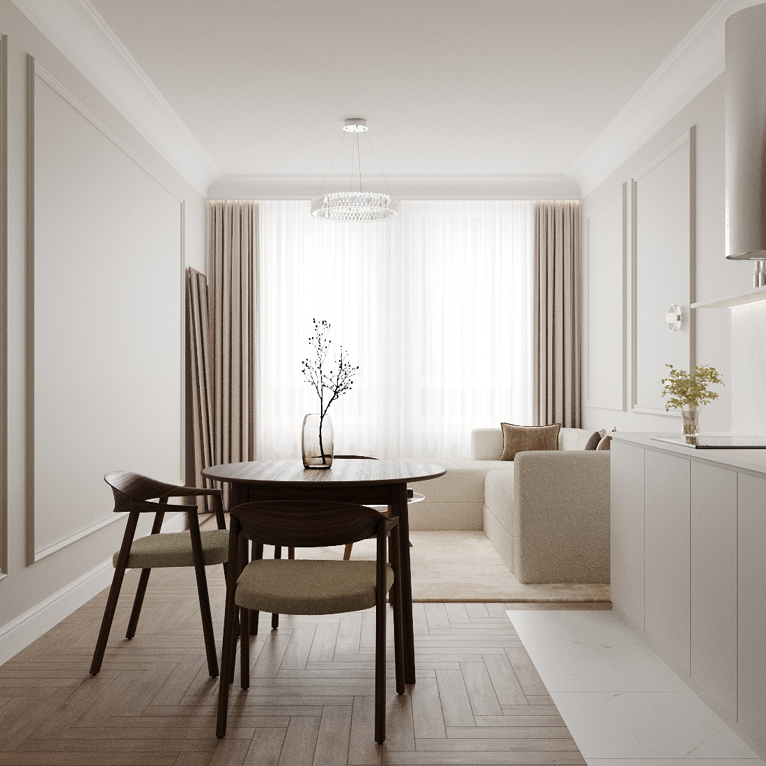 Обложка проекта: Минимализм в неоклассике