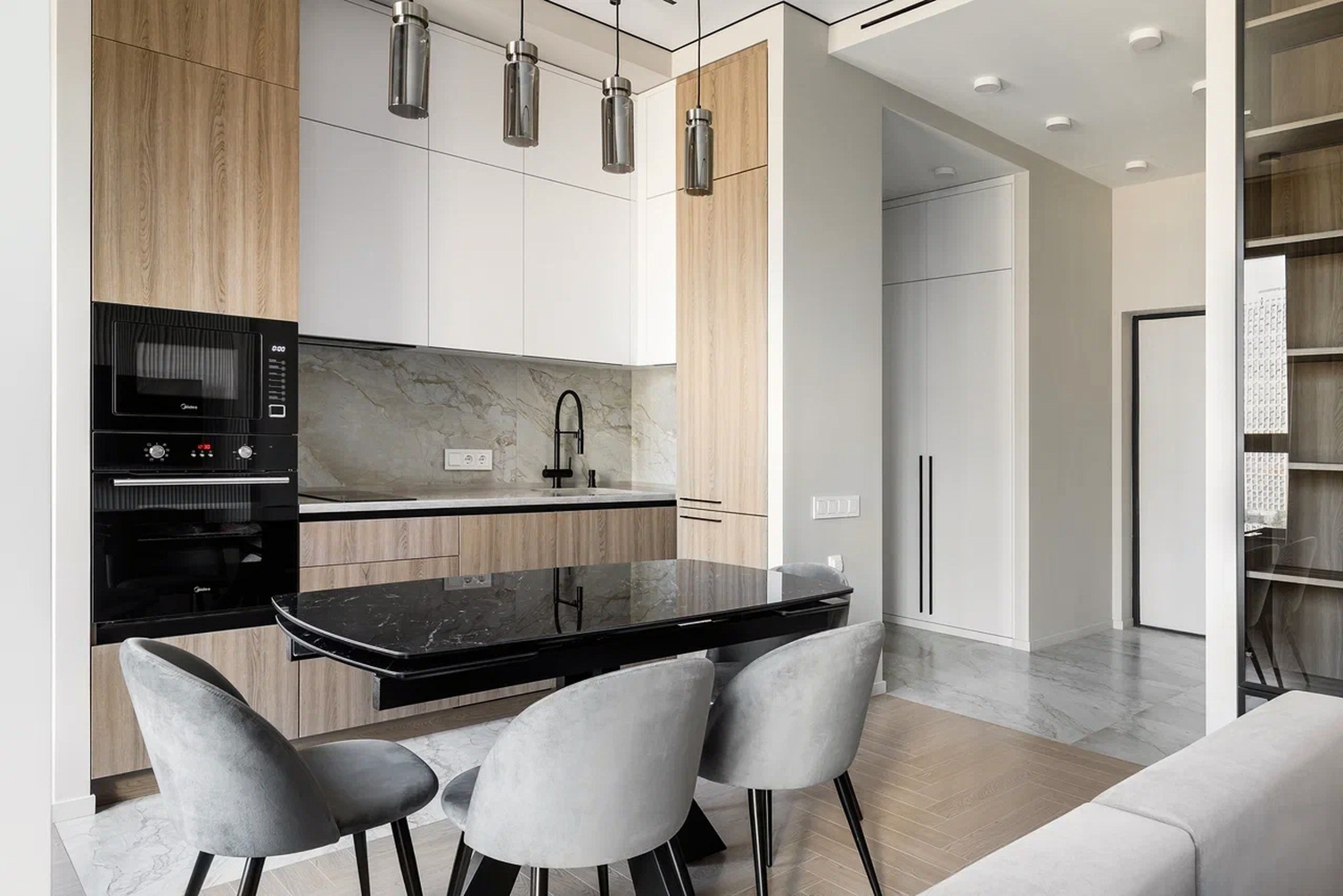 Обложка проекта: РЕАЛИЗОВАННЫЙ ИНТЕРЬЕР ПОД СДАЧУ В ЖК SIDNEY CITY 60 КВ.М