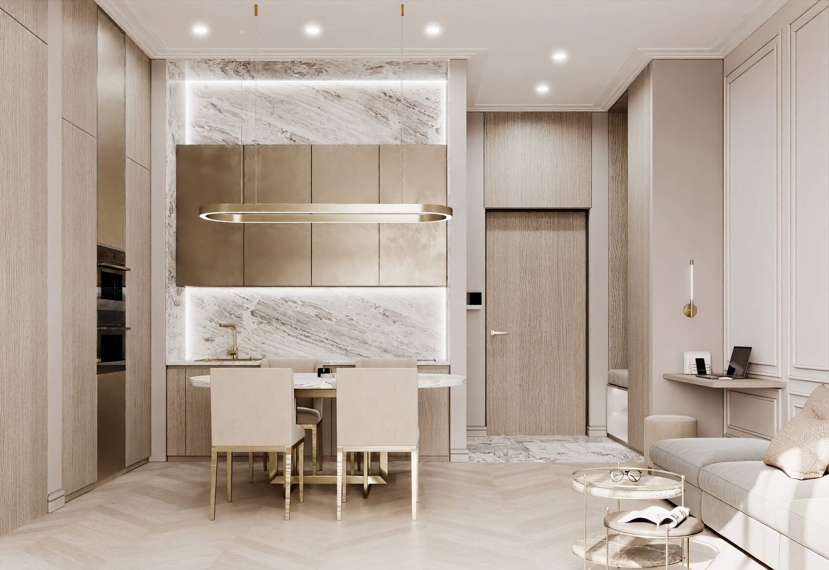 Квартира в Москве ЖК Carré Blanc, 75м2