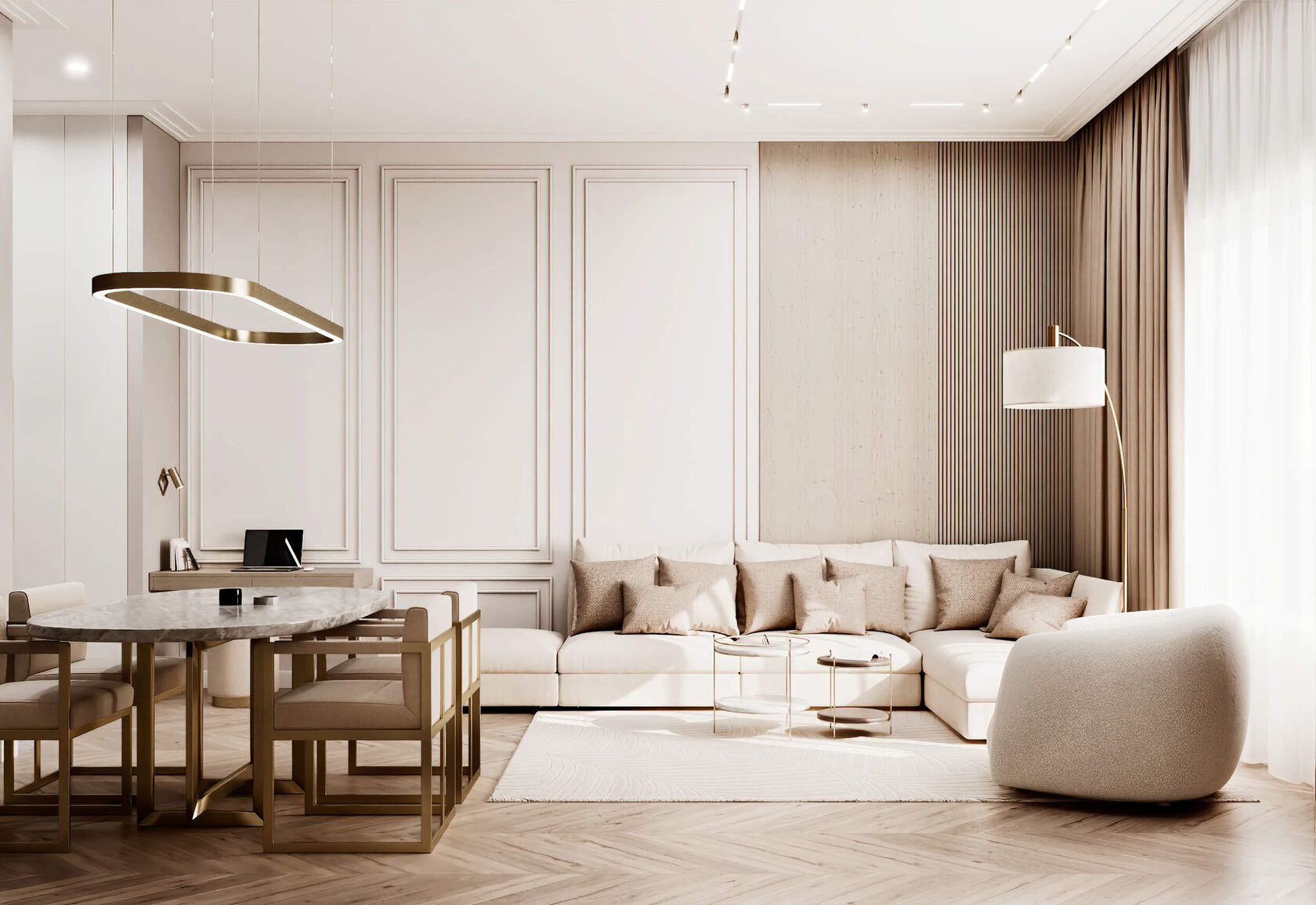 Квартира в Москве ЖК Carré Blanc, 75м2