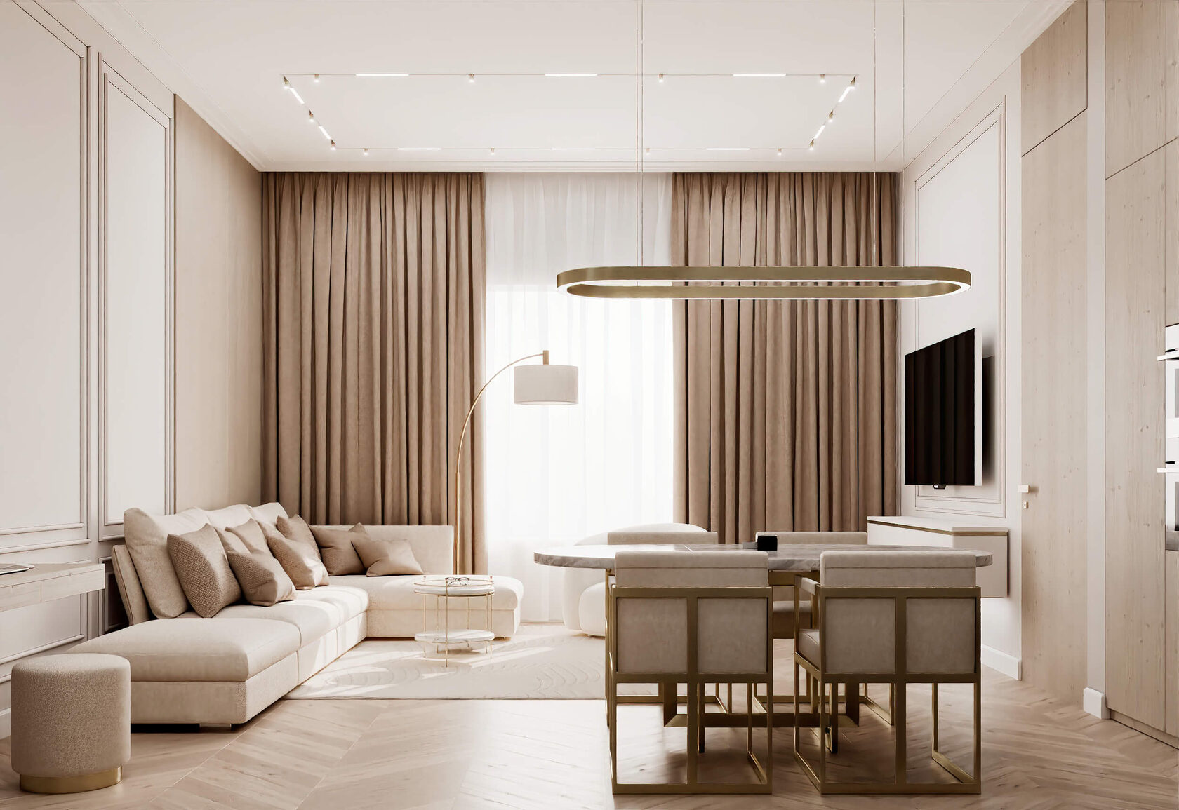 Квартира в Москве ЖК Carré Blanc, 75м2