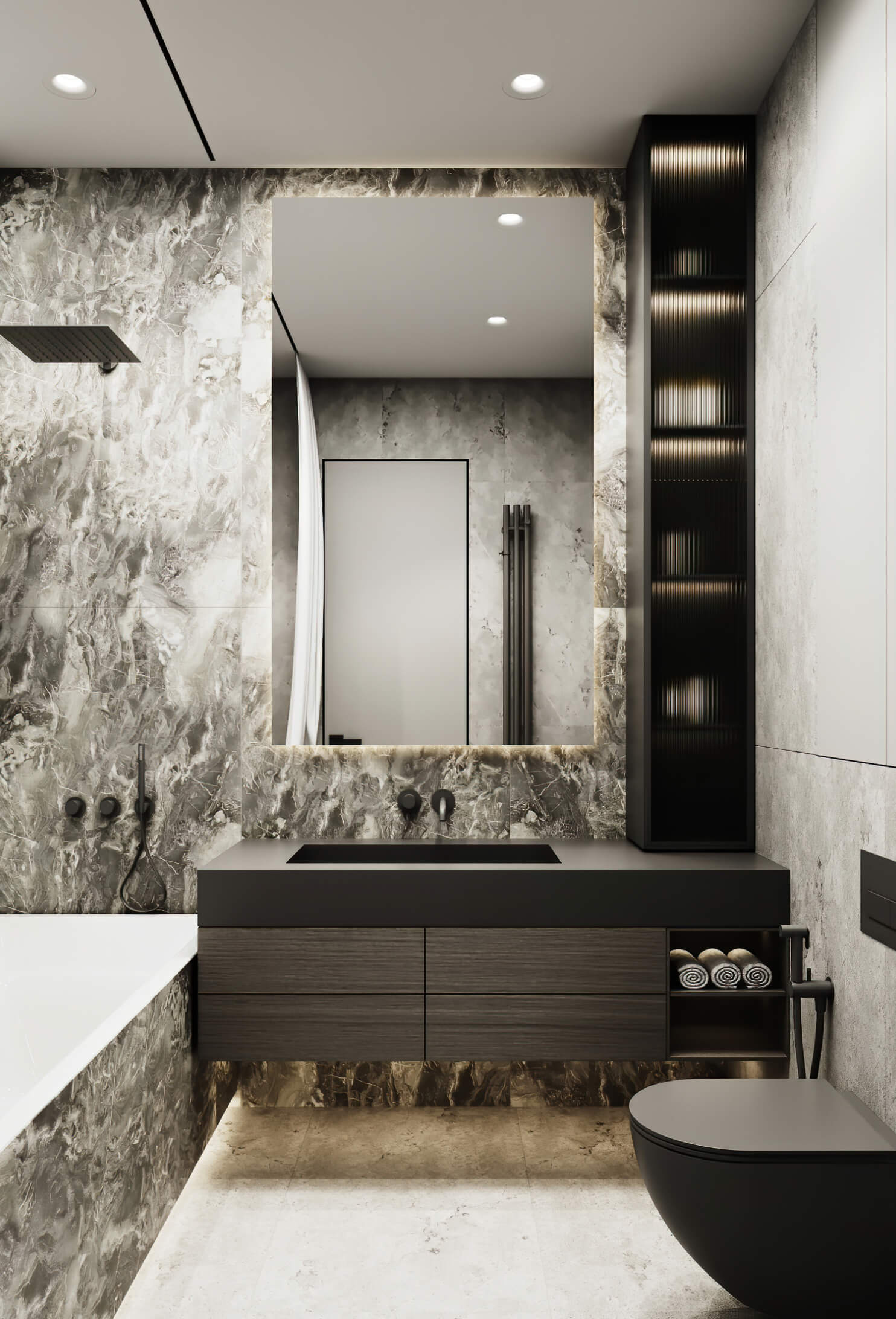 Дизайн интерьера квартиры г. Краснодар, ЖК Триумф, 80м2