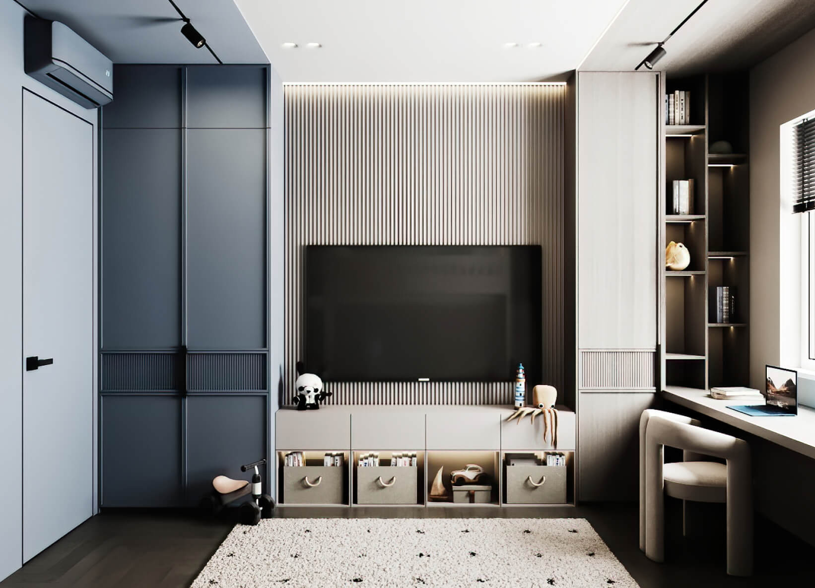 Дизайн интерьера квартиры г. Краснодар, ЖК Триумф, 80м2