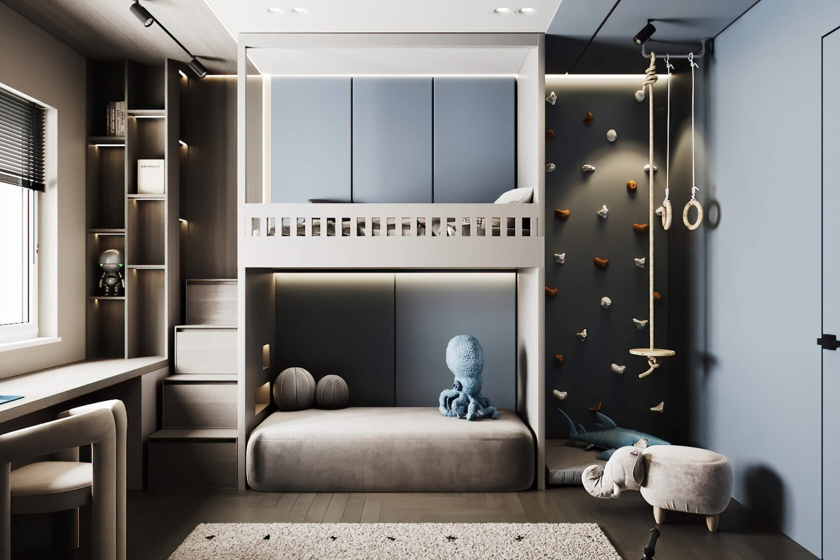 Дизайн интерьера квартиры г. Краснодар, ЖК Триумф, 80м2