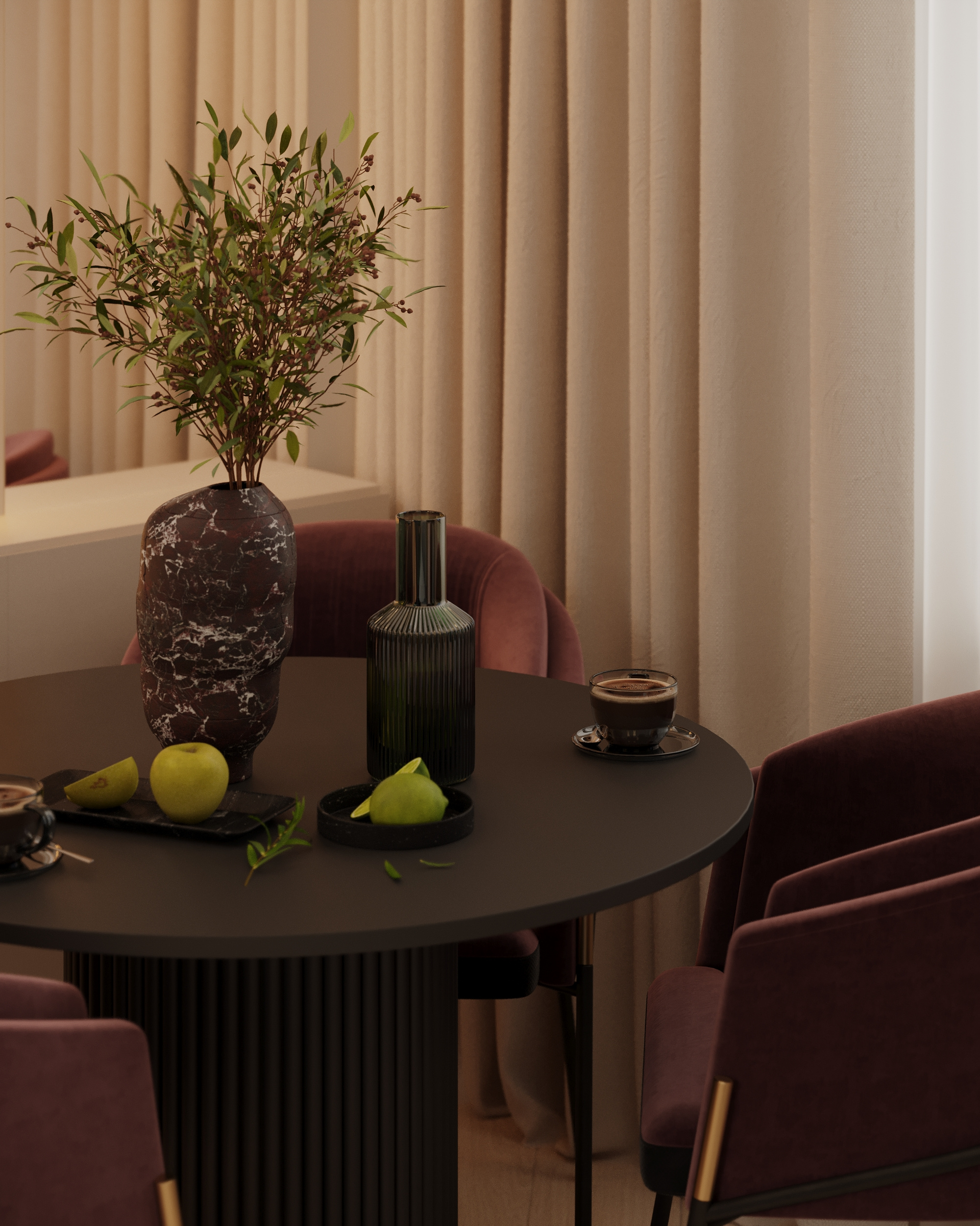 Дизайн-проект квартиры студии 27м2, в Екатеринбурге