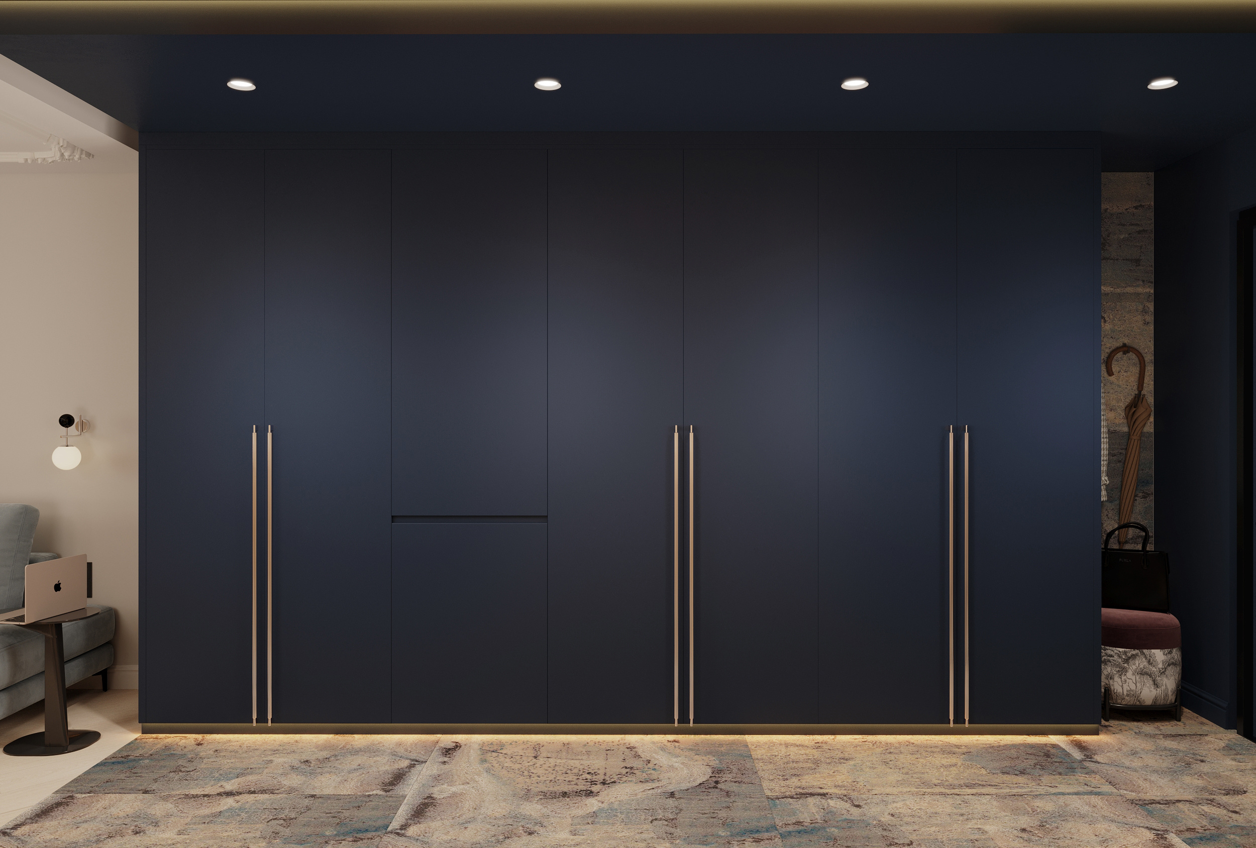 Дизайн-проект квартиры студии 27м2, в Екатеринбурге