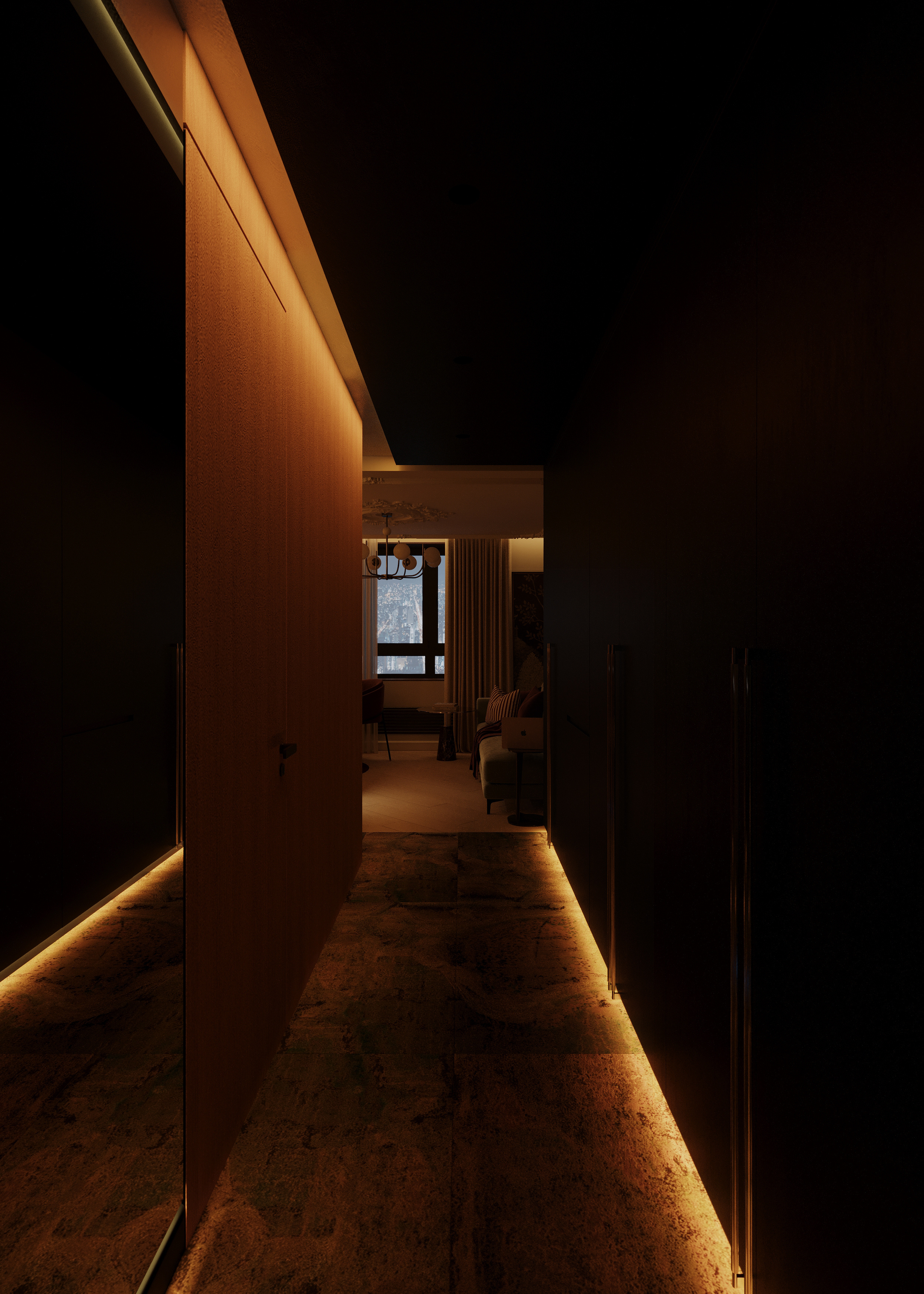 Дизайн-проект квартиры студии 27м2, в Екатеринбурге