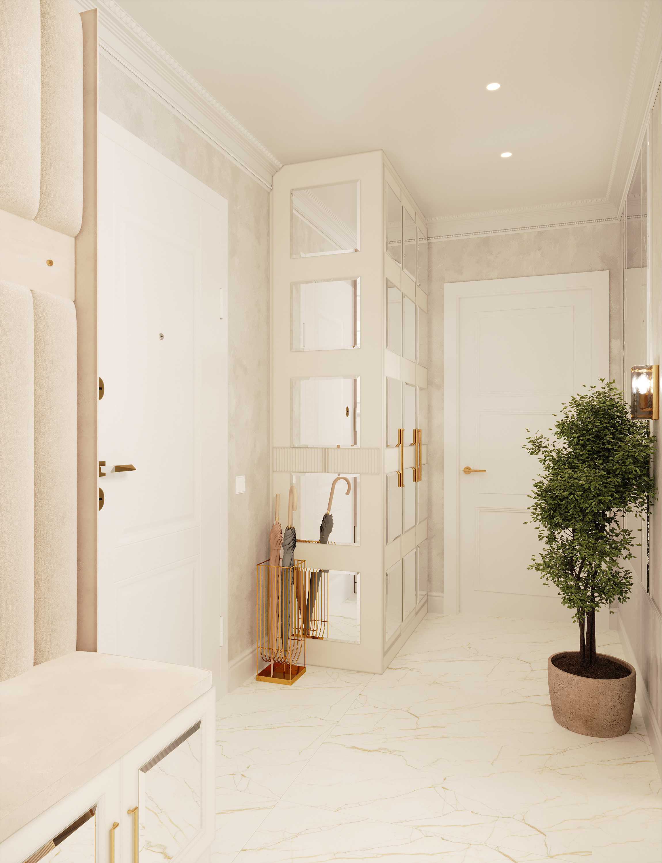 Разработка интерьера в стиле неоклассика в ЖК Ариосто, Санкт-Петербург