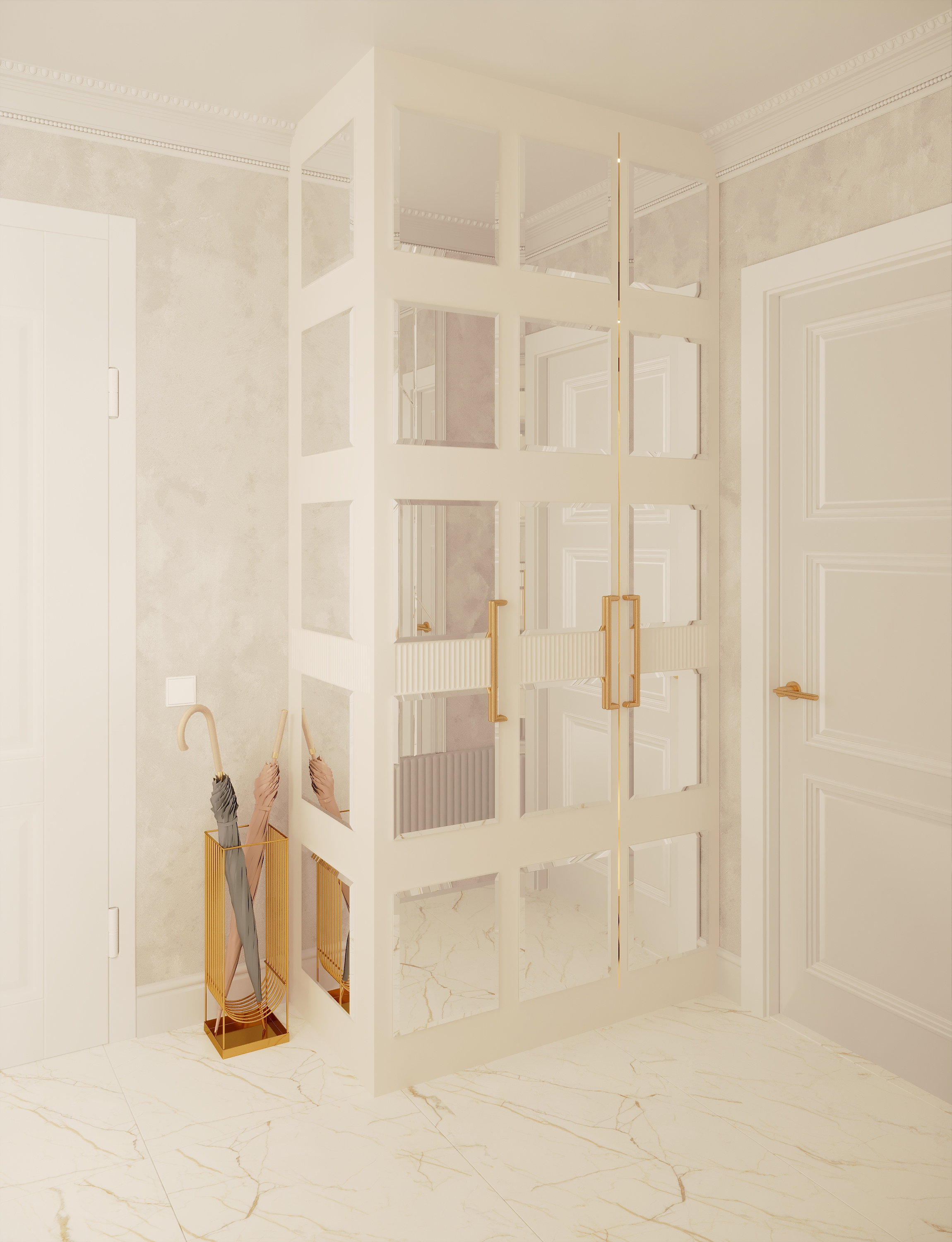 Разработка интерьера в стиле неоклассика в ЖК Ариосто, Санкт-Петербург