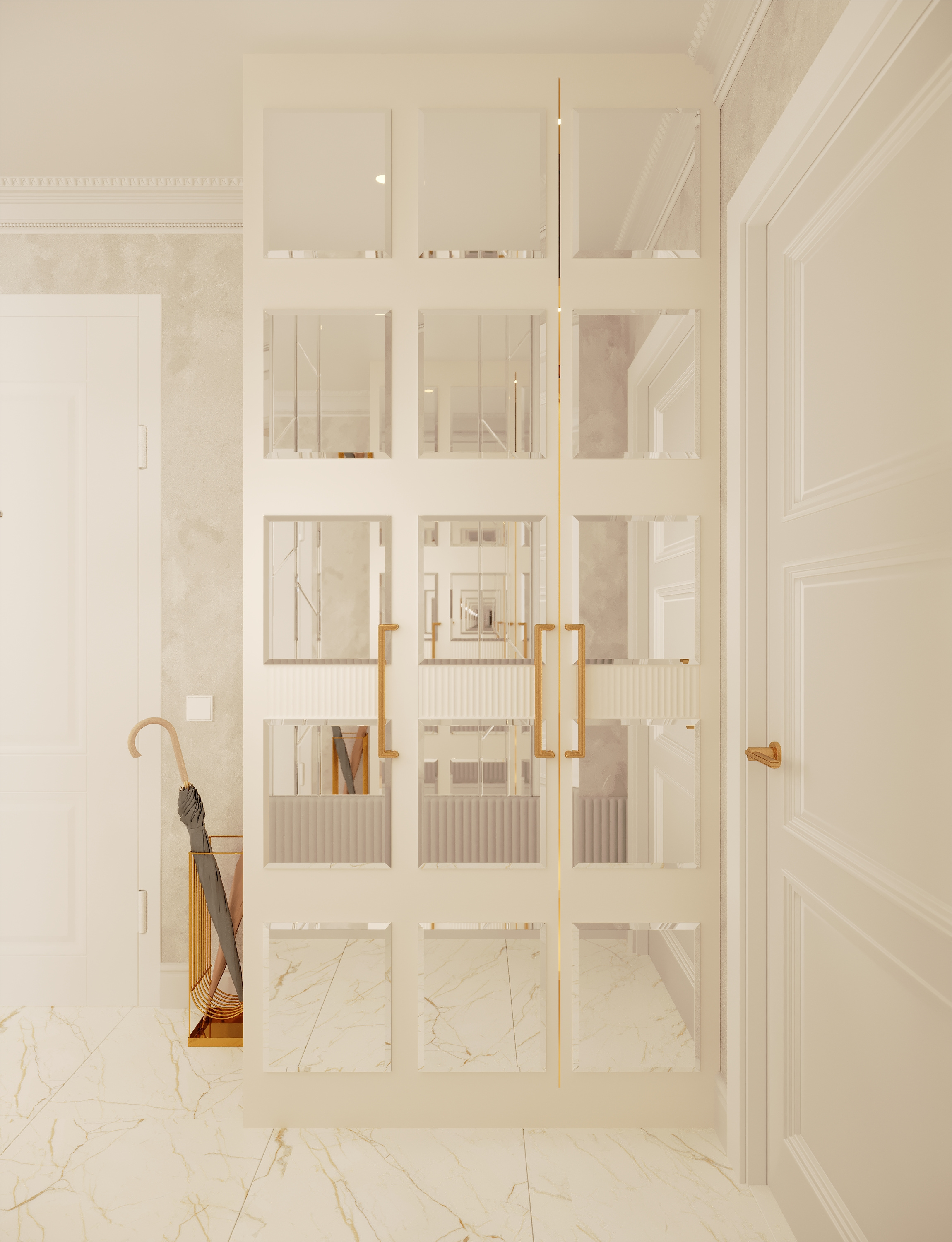 Разработка интерьера в стиле неоклассика в ЖК Ариосто, Санкт-Петербург