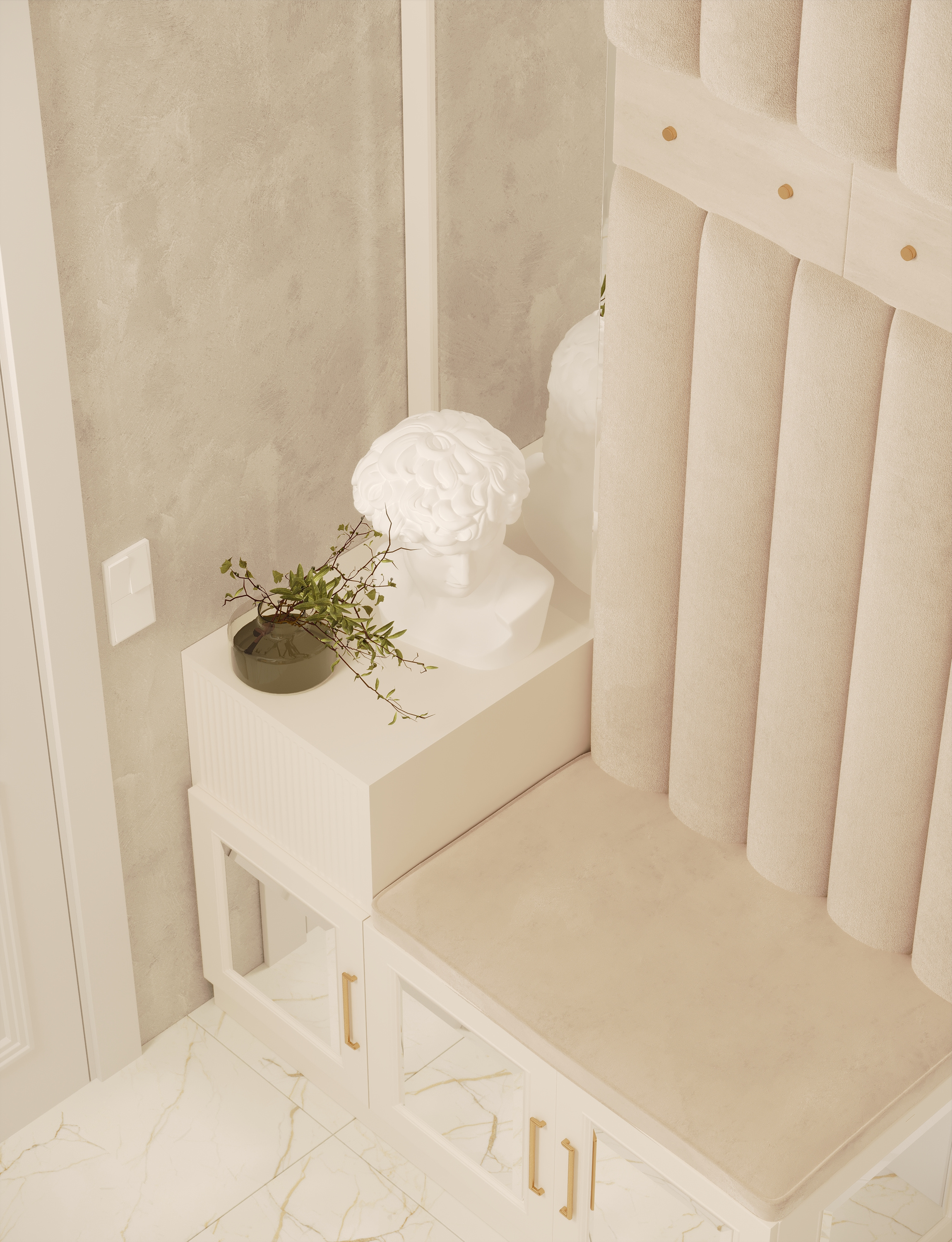 Разработка интерьера в стиле неоклассика в ЖК Ариосто, Санкт-Петербург