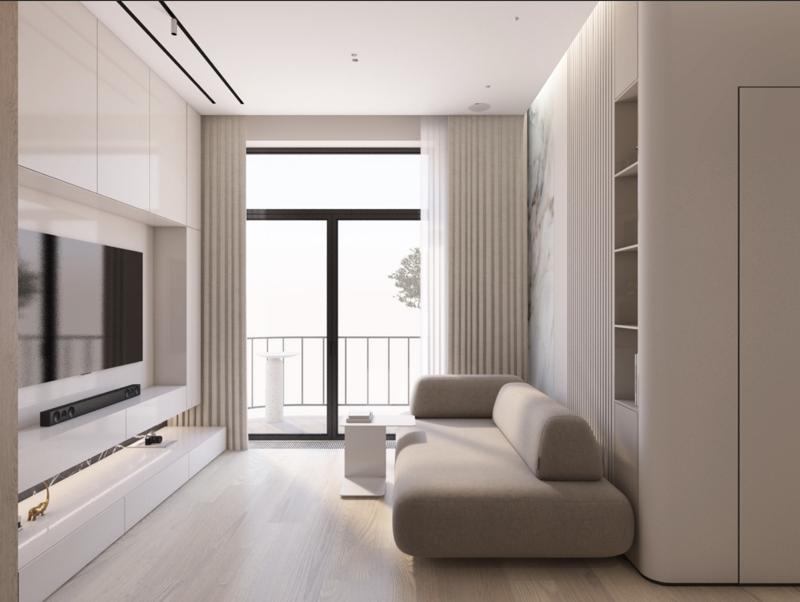 Отделка в ЖК «Достижение» - 2-комнатная квартира площадью 38  м2.