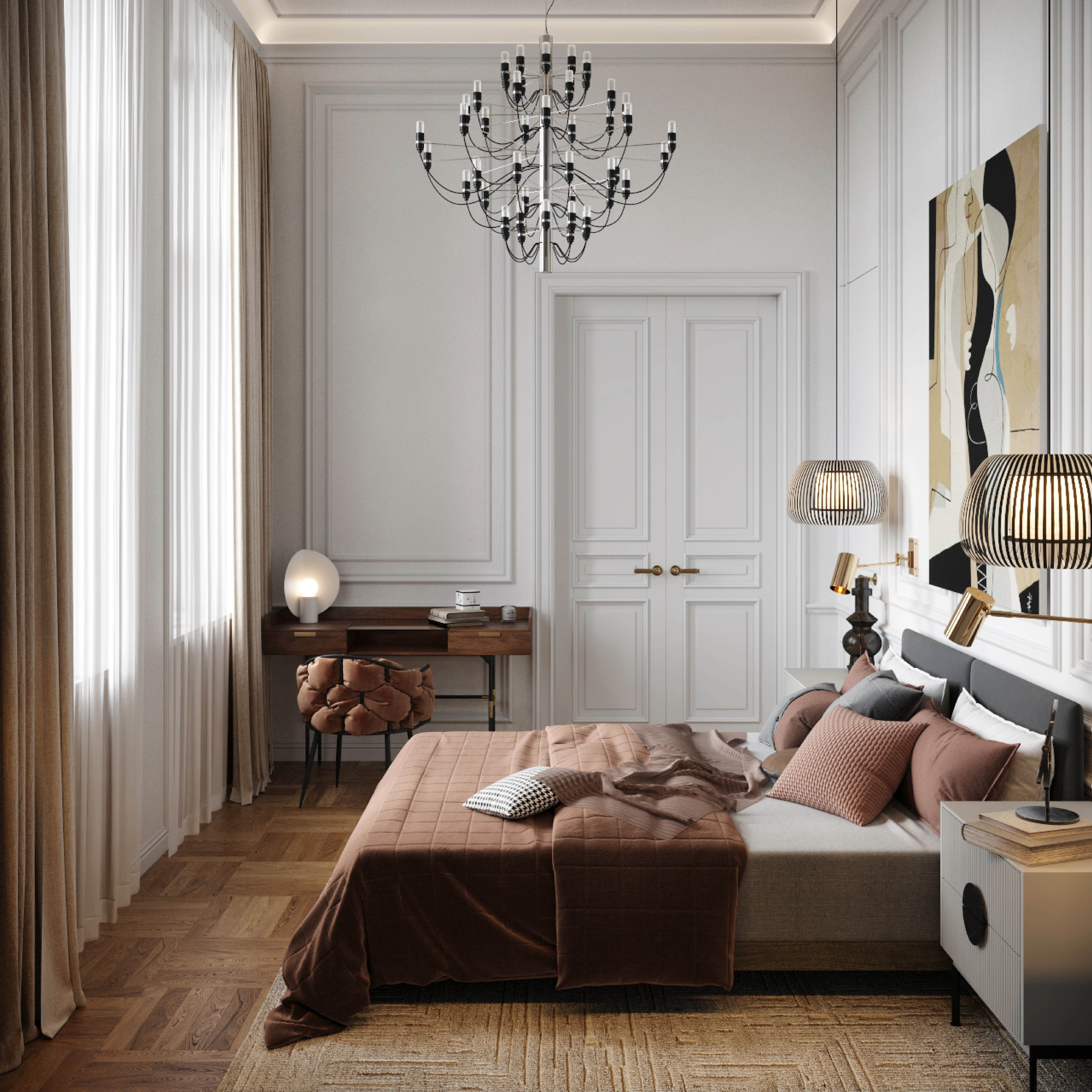 Двухуровневая квартира на Таврической улице