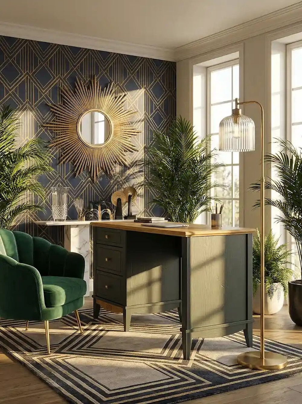 Дом в зеленом: Коллекция мебели Пенни Грин для всех комнат