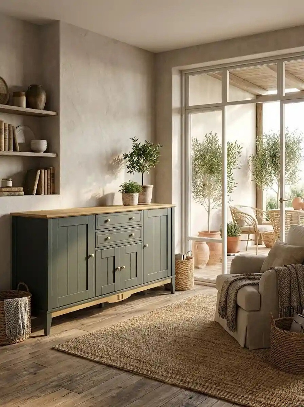 Дом в зеленом: Коллекция мебели Пенни Грин для всех комнат