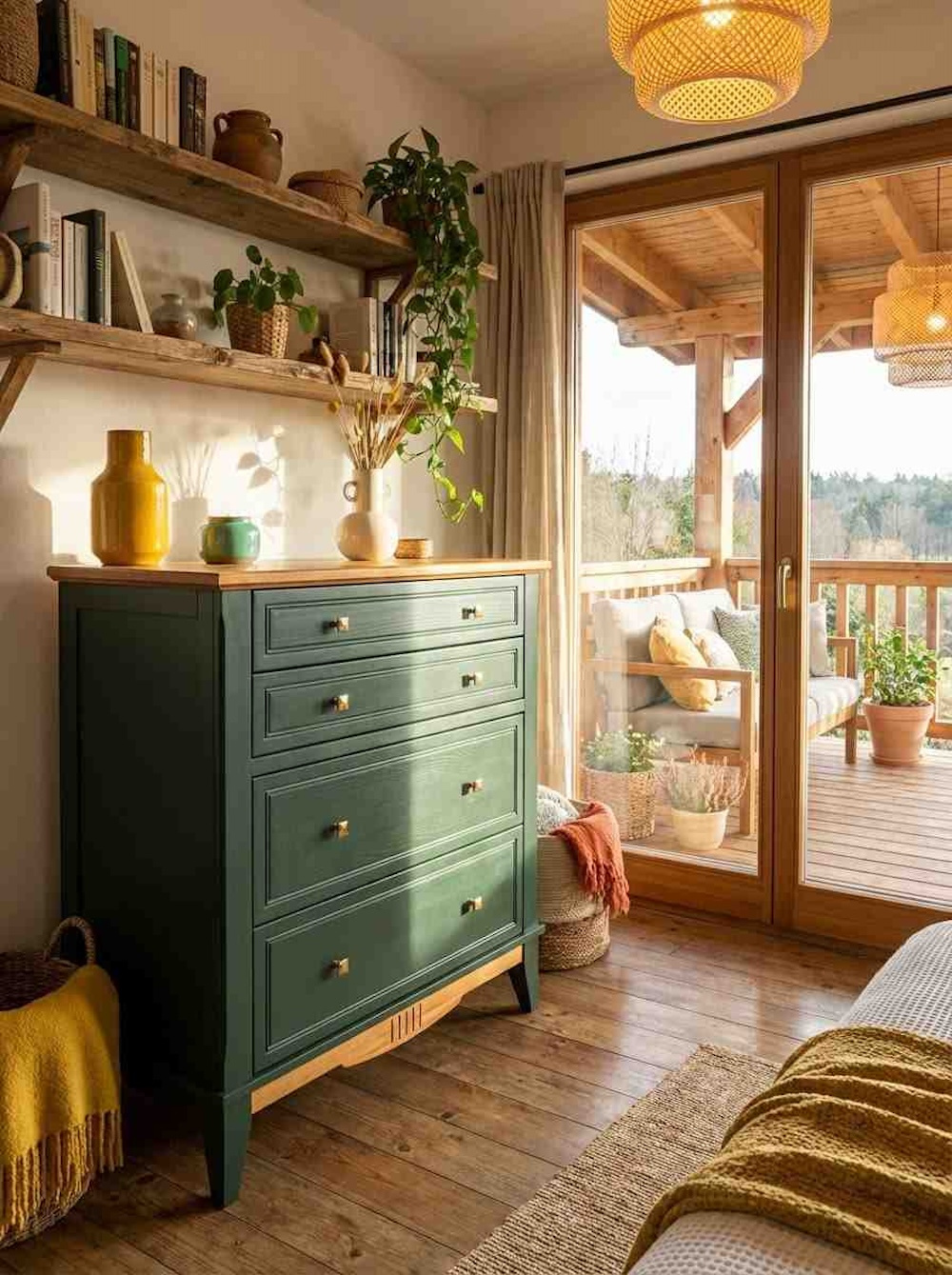 Дом в зеленом: Коллекция мебели Пенни Грин для всех комнат