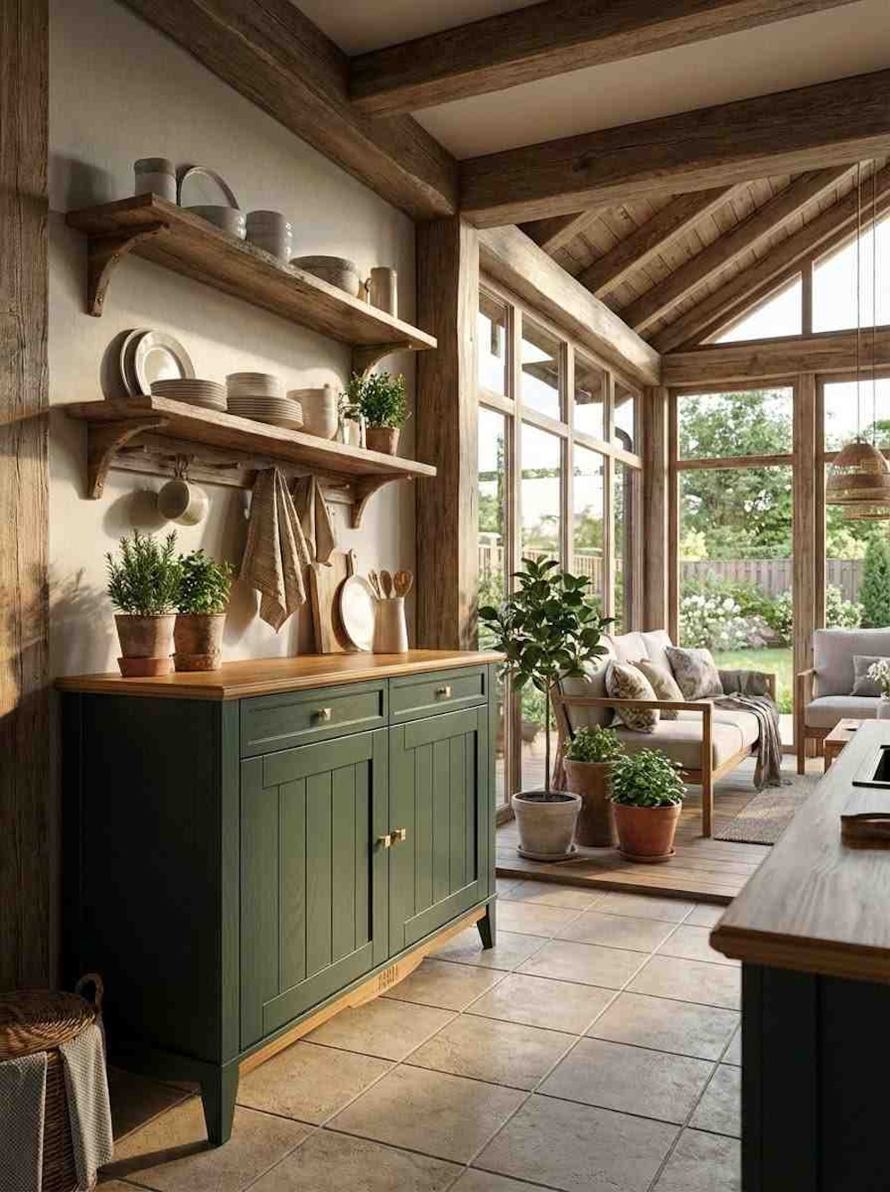 Дом в зеленом: Коллекция мебели Пенни Грин для всех комнат