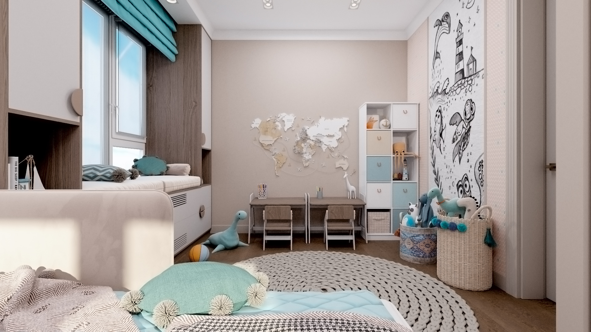 Квартира в стиле неоклассика 130 м2