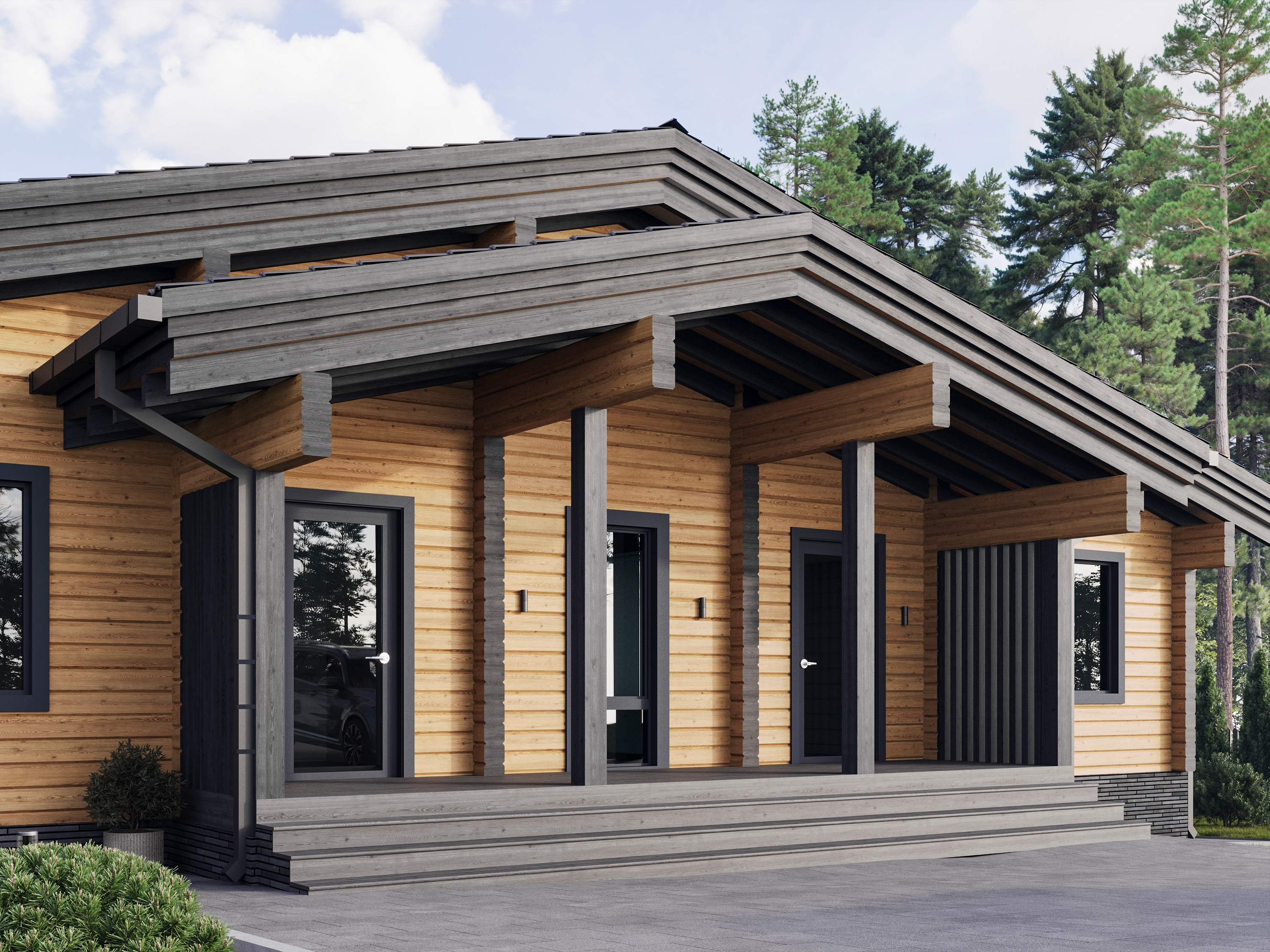 Дом на берегу Вазуского водохранилища