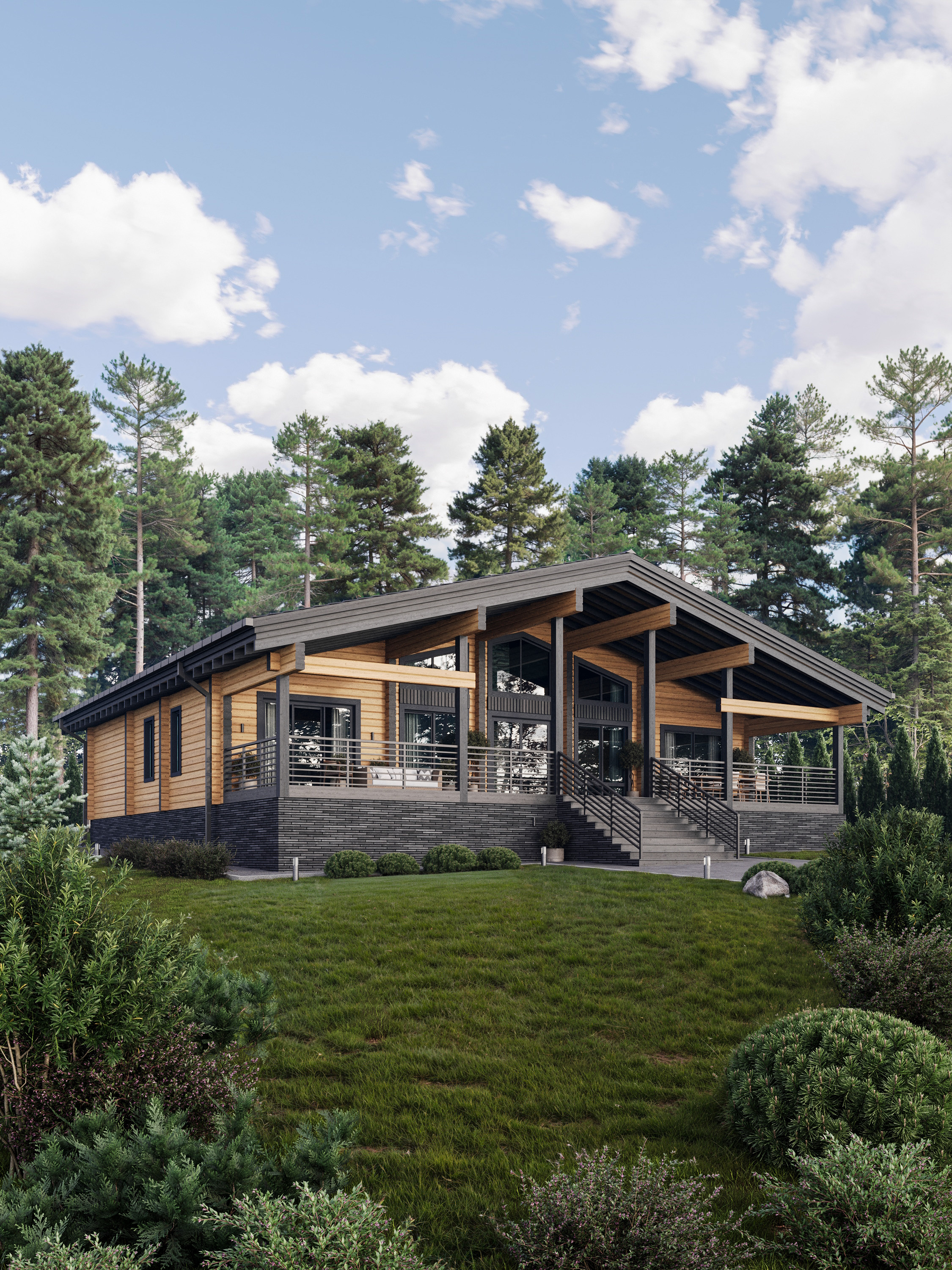 Дом на берегу Вазуского водохранилища