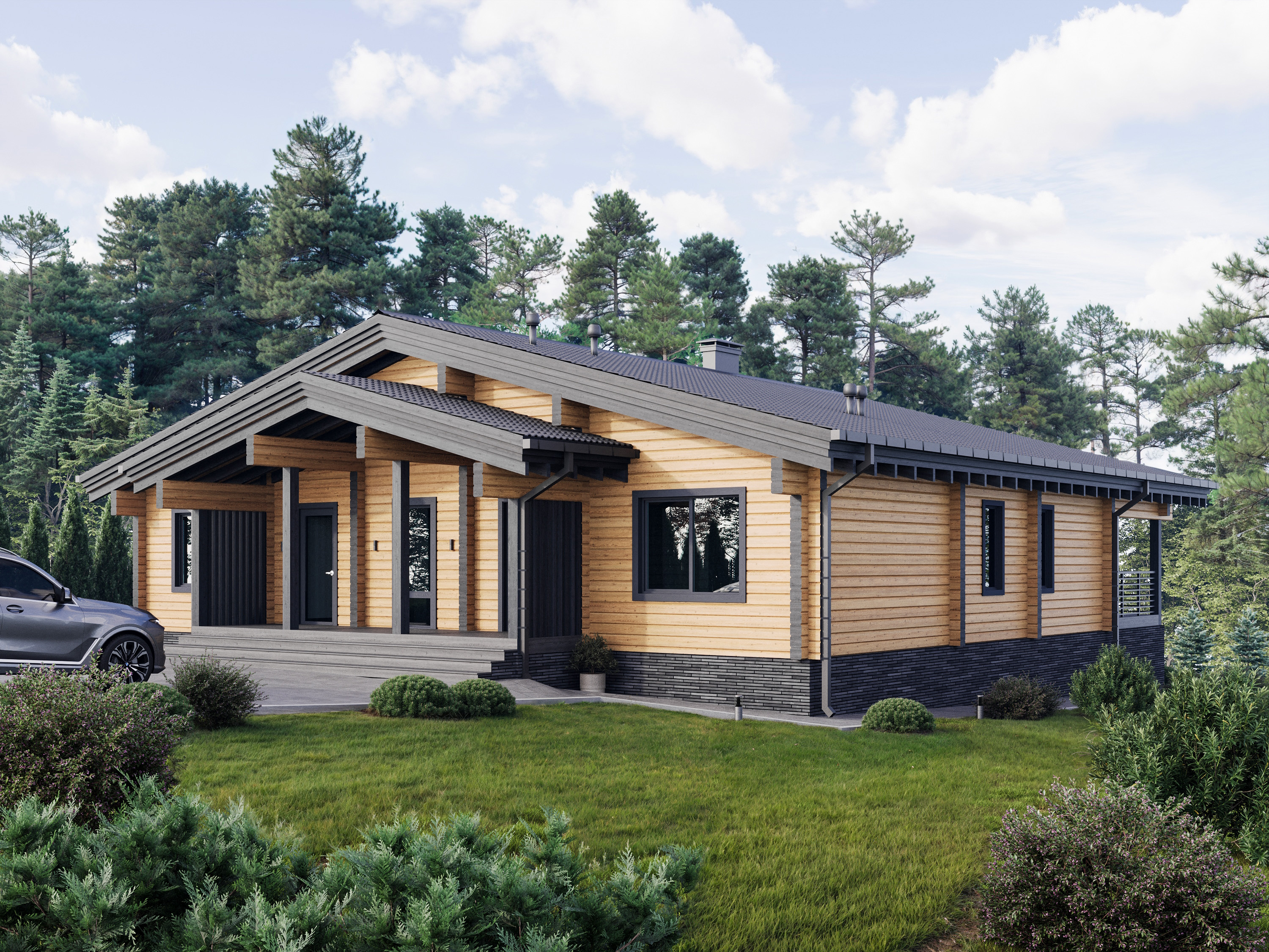 Дом на берегу Вазуского водохранилища