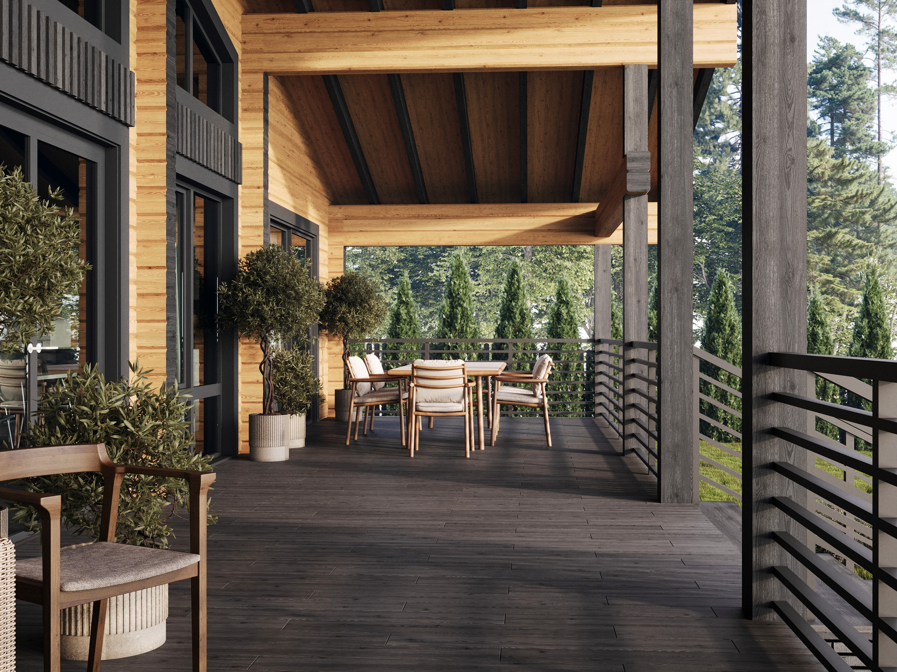 Дом на берегу Вазуского водохранилища