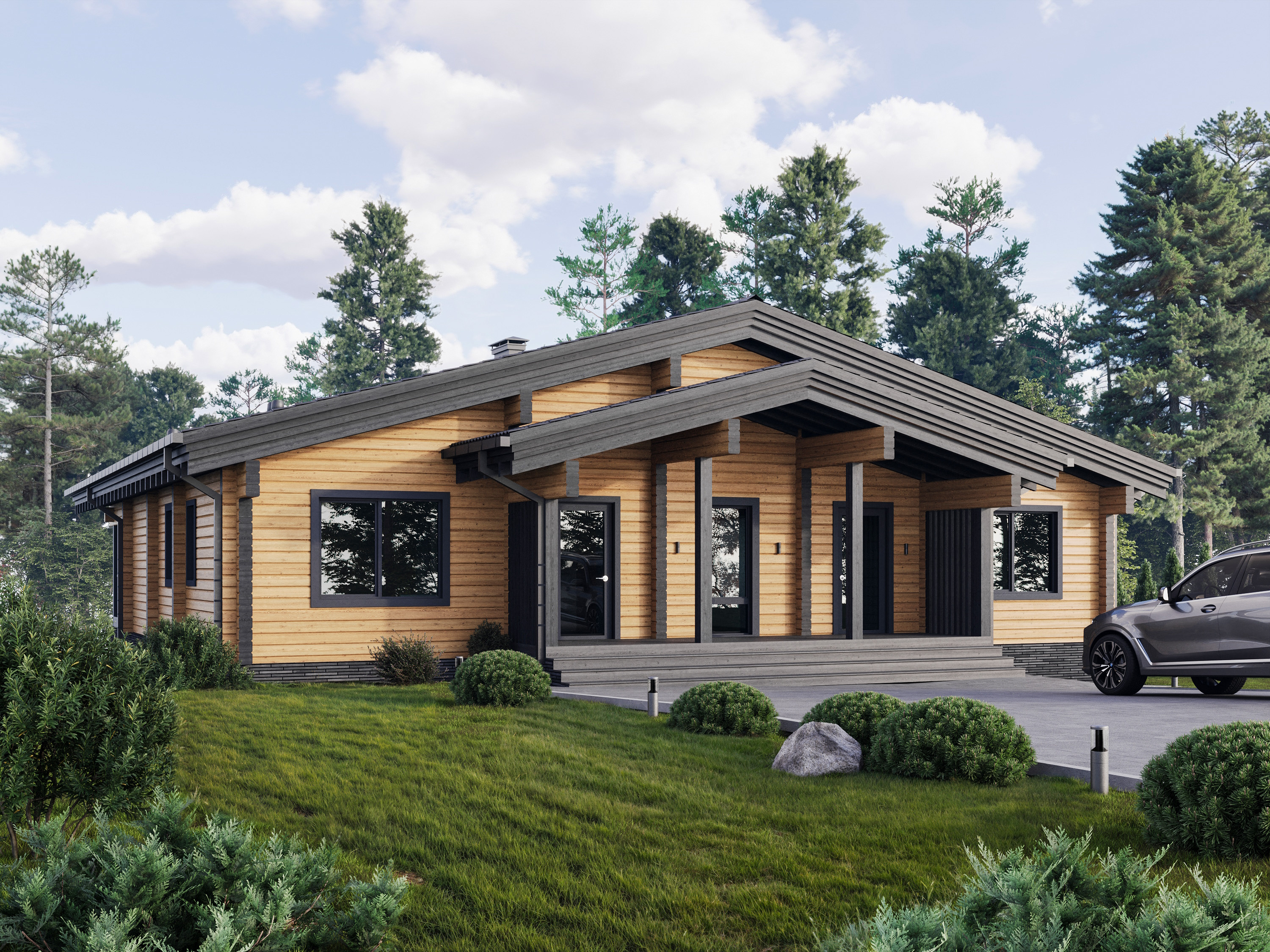 Дом на берегу Вазуского водохранилища